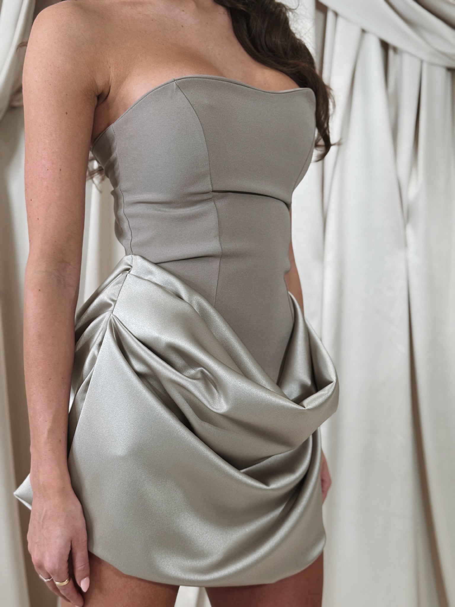 Eloise Mini Dress Chinchilla