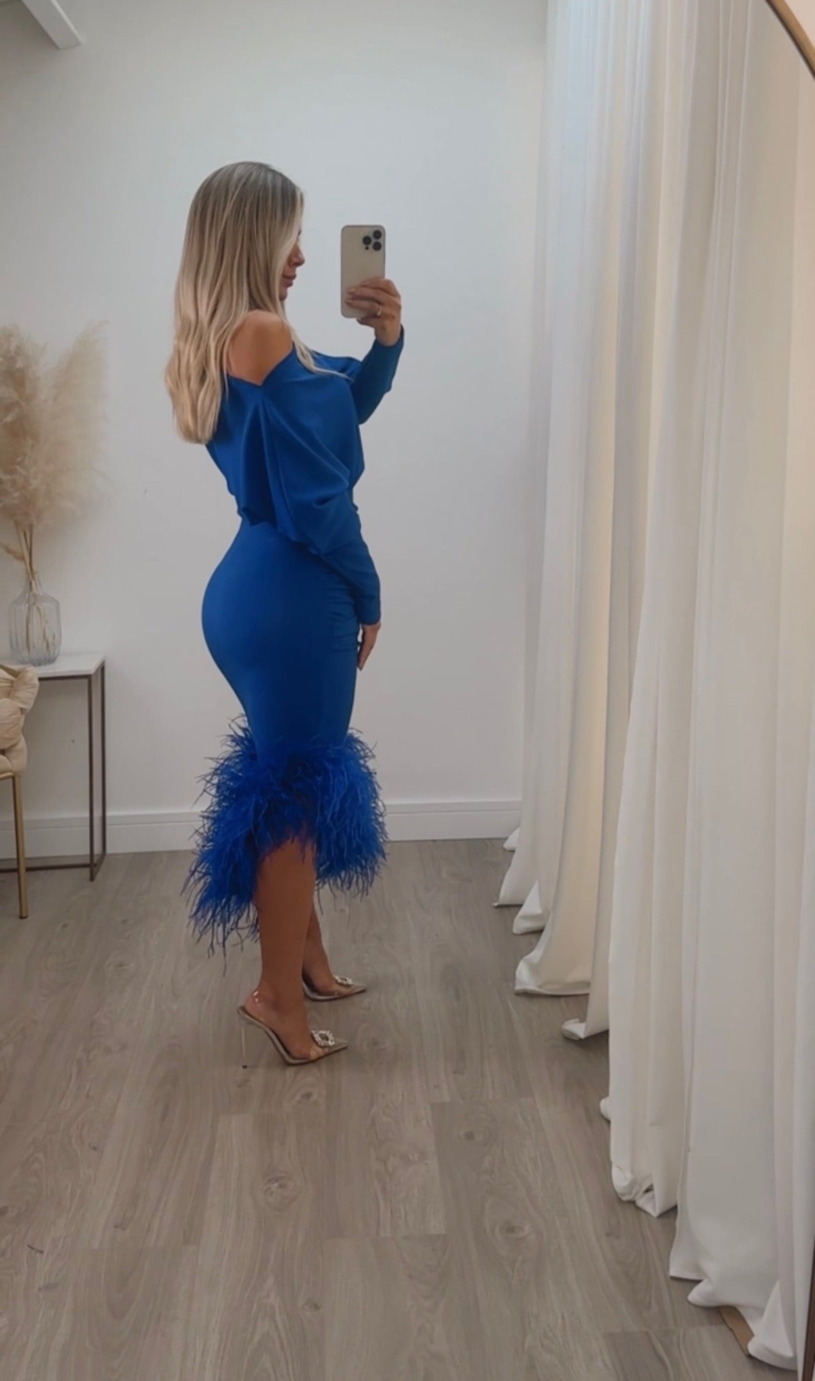 Arella Dress Royal Blue