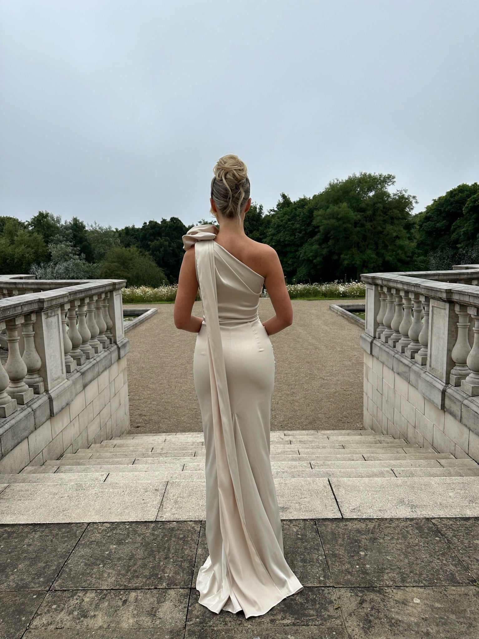 Amalfi Dress Champagne