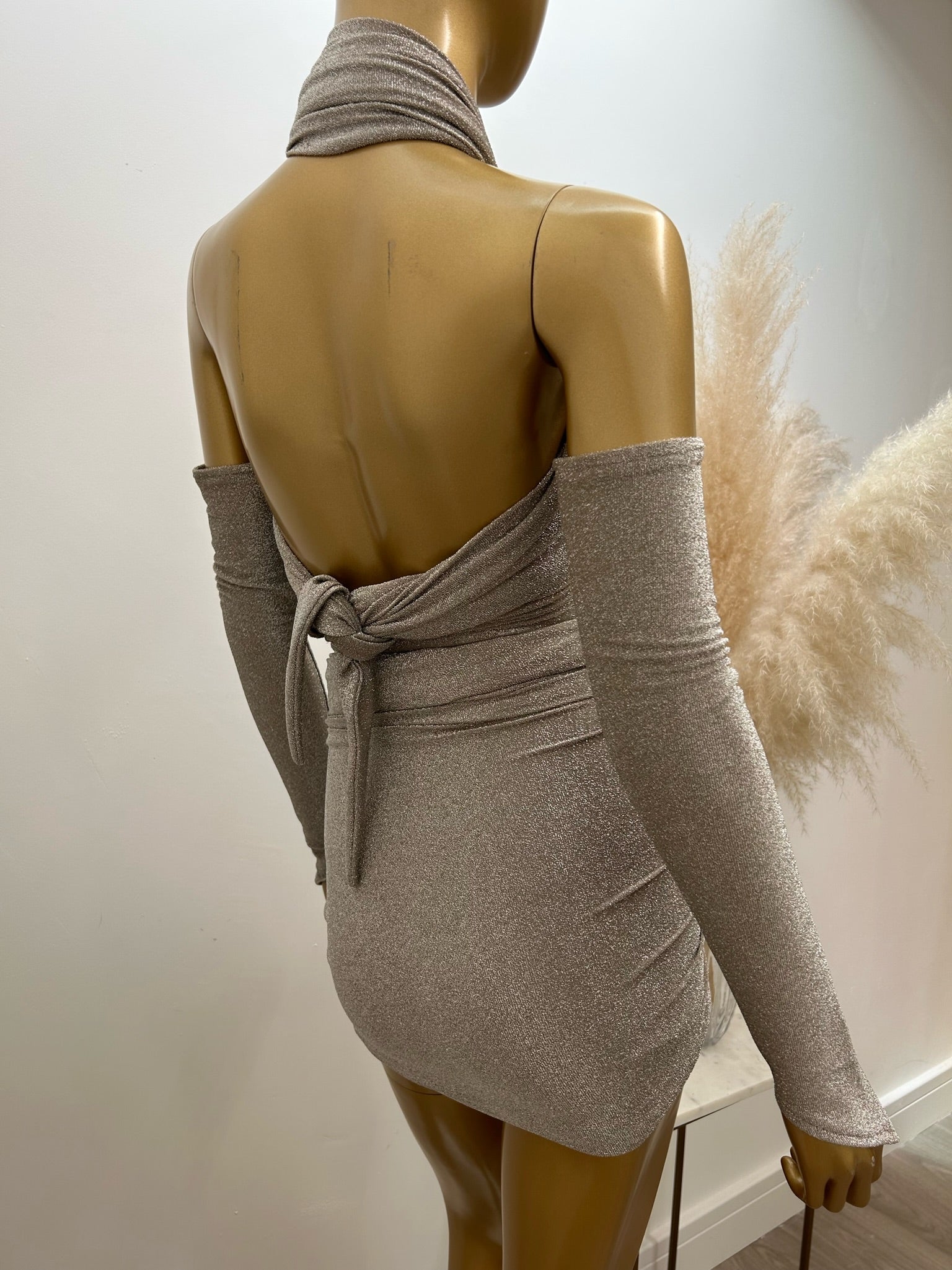 Ibiza 3 Piece Set Gold Glitter