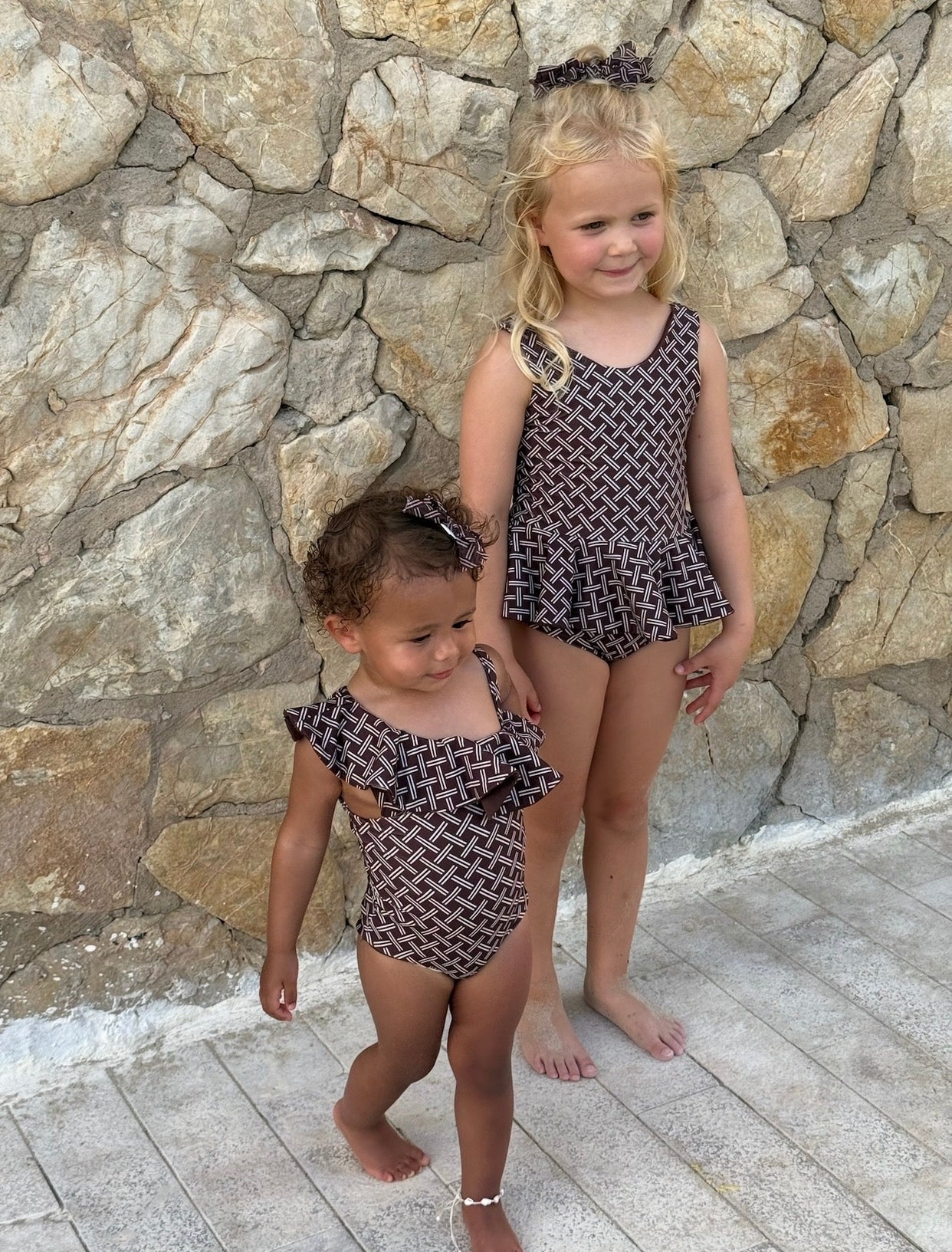 Mini Bali Peplum Ruffle Swimsuit