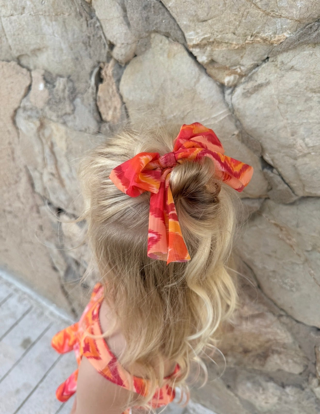 Mini Marrakesh Orange Large Bow