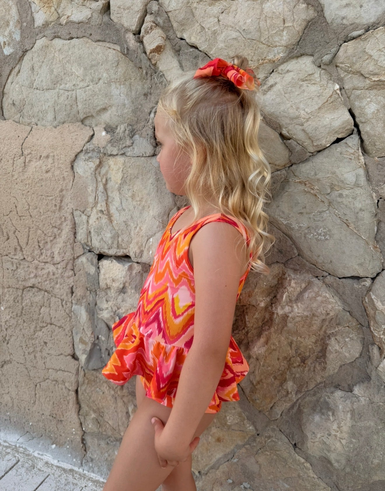 Mini Marrakesh Orange Large Bow