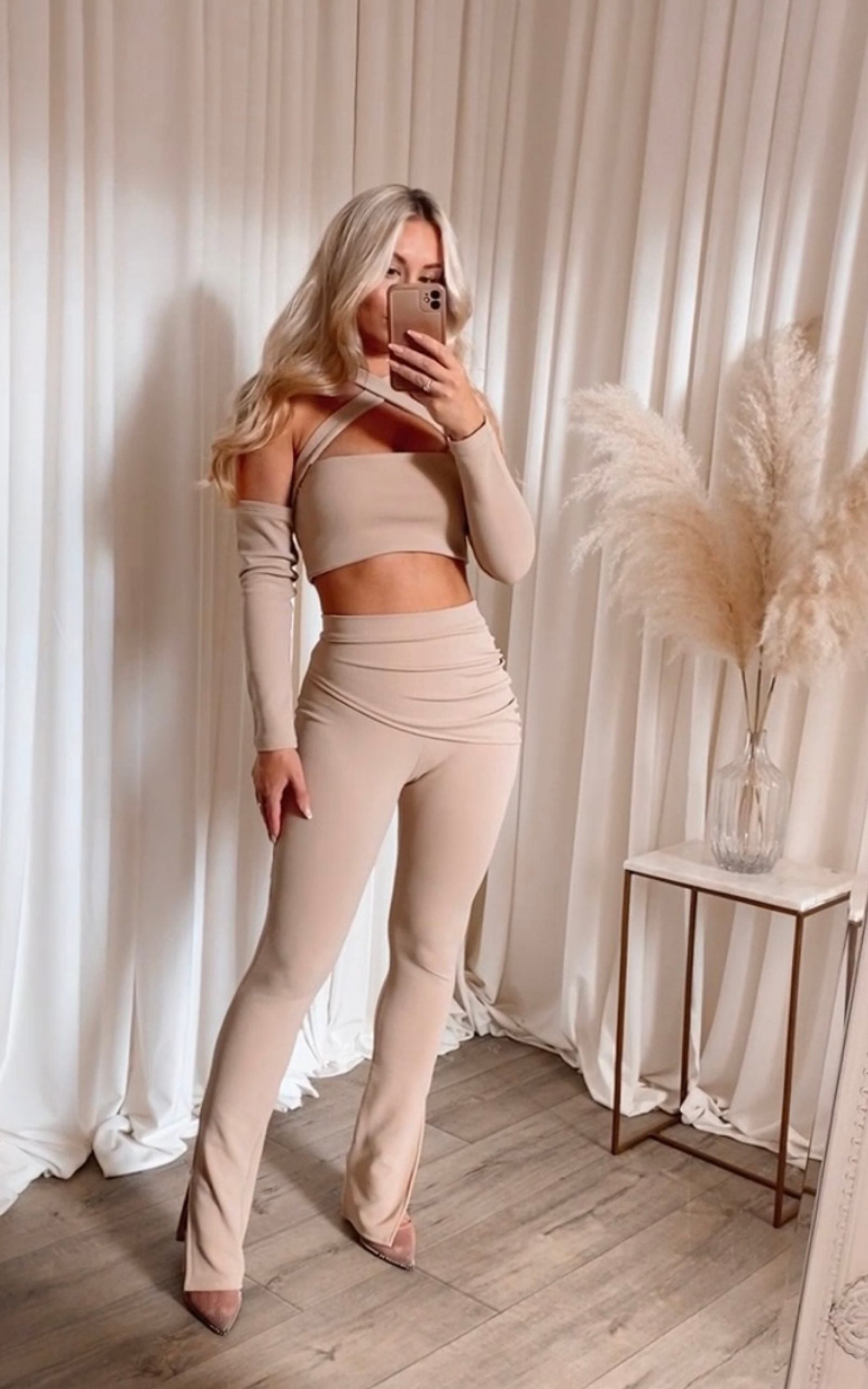 Kimmy Two Piece Set Nude