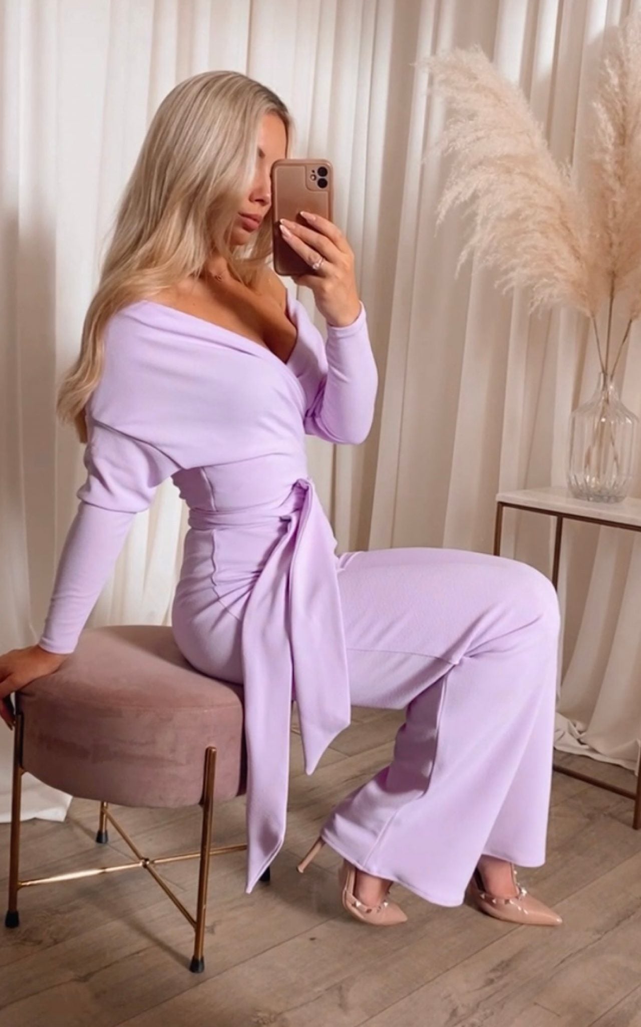 Maddie Jumpsuit Lilac