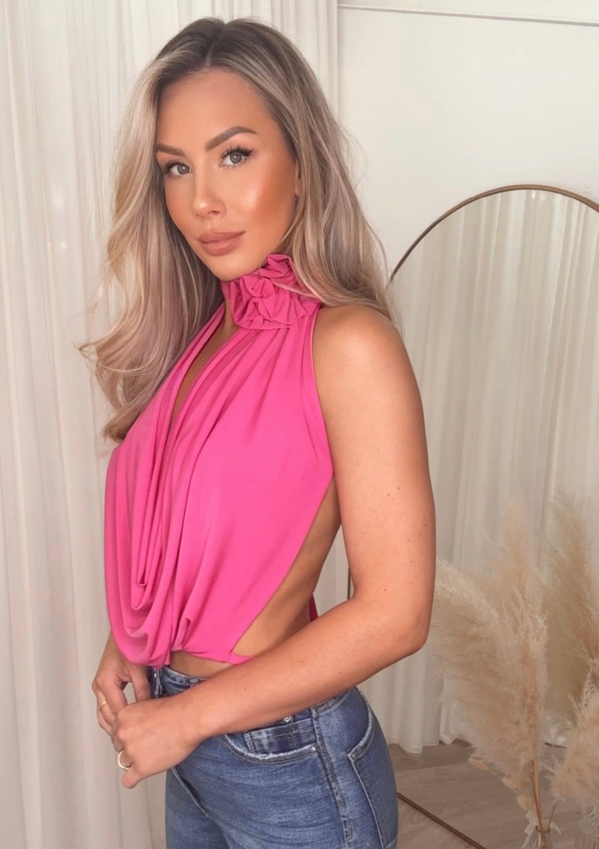 Rose Top Hot Pink
