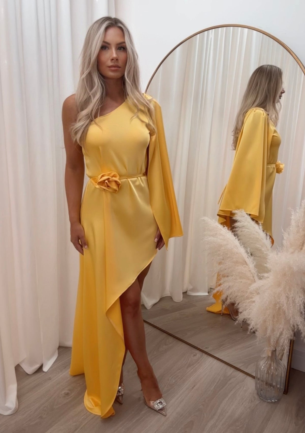 Liberty Rose Dress Yellow