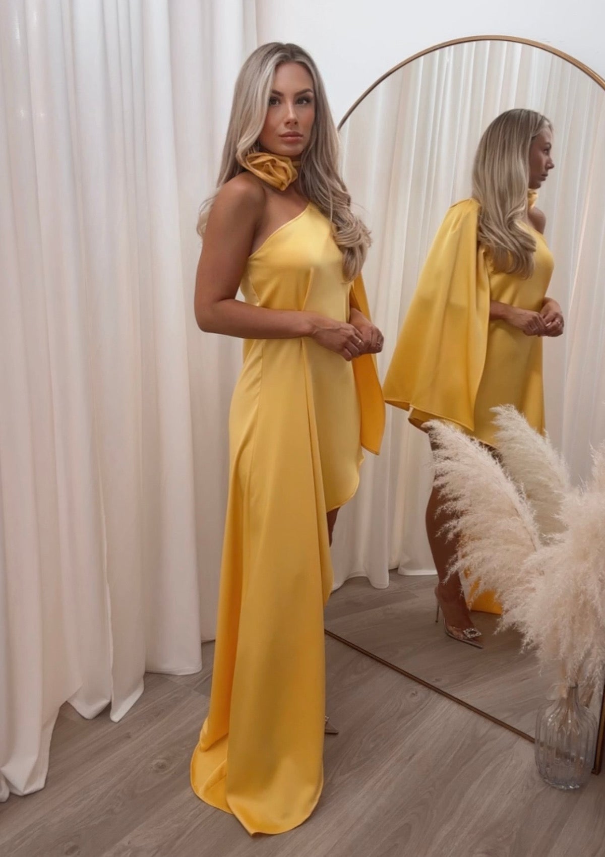 Liberty Rose Dress Yellow