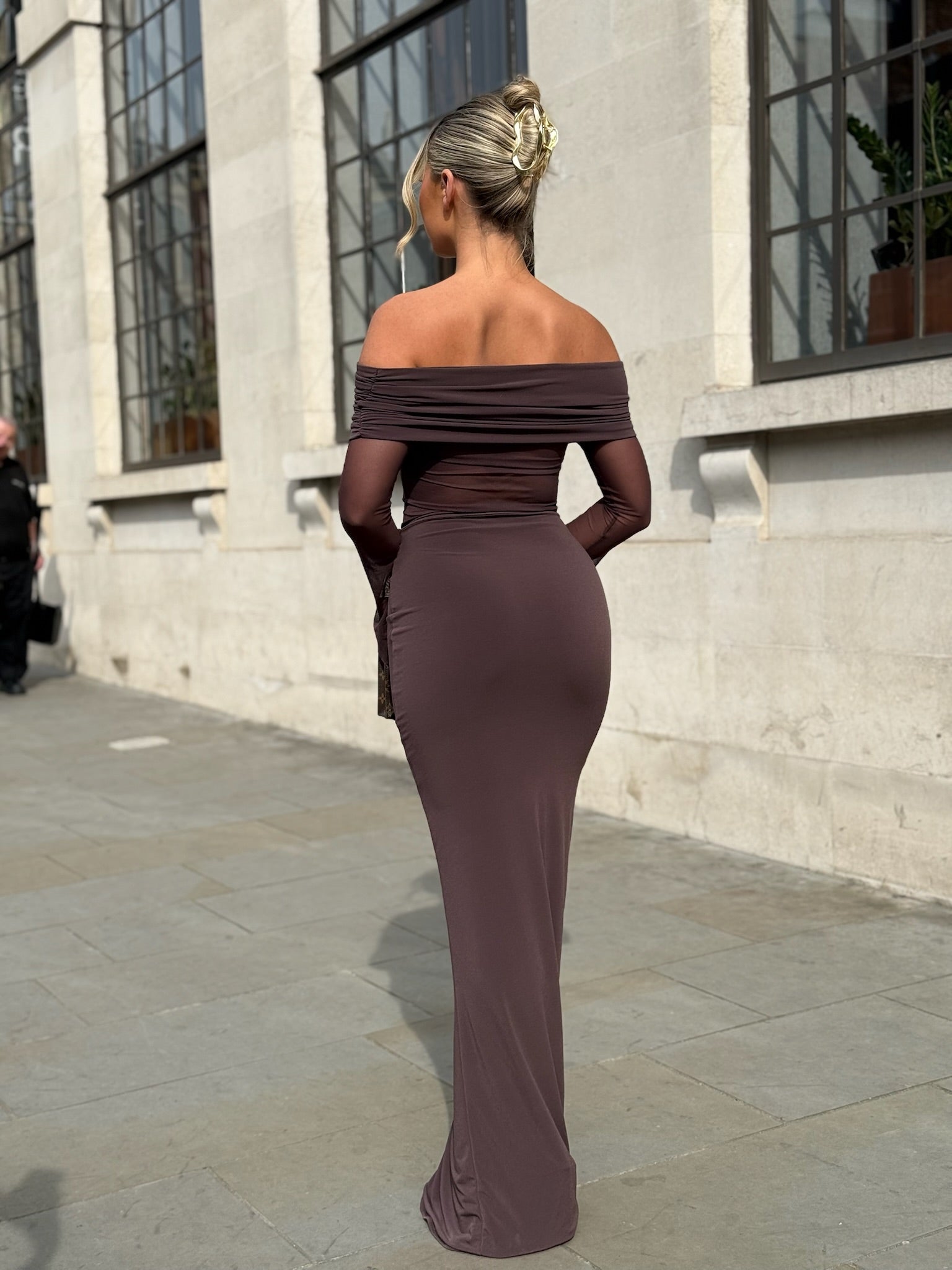 Harlie Two Piece Skirt Set Chocolate