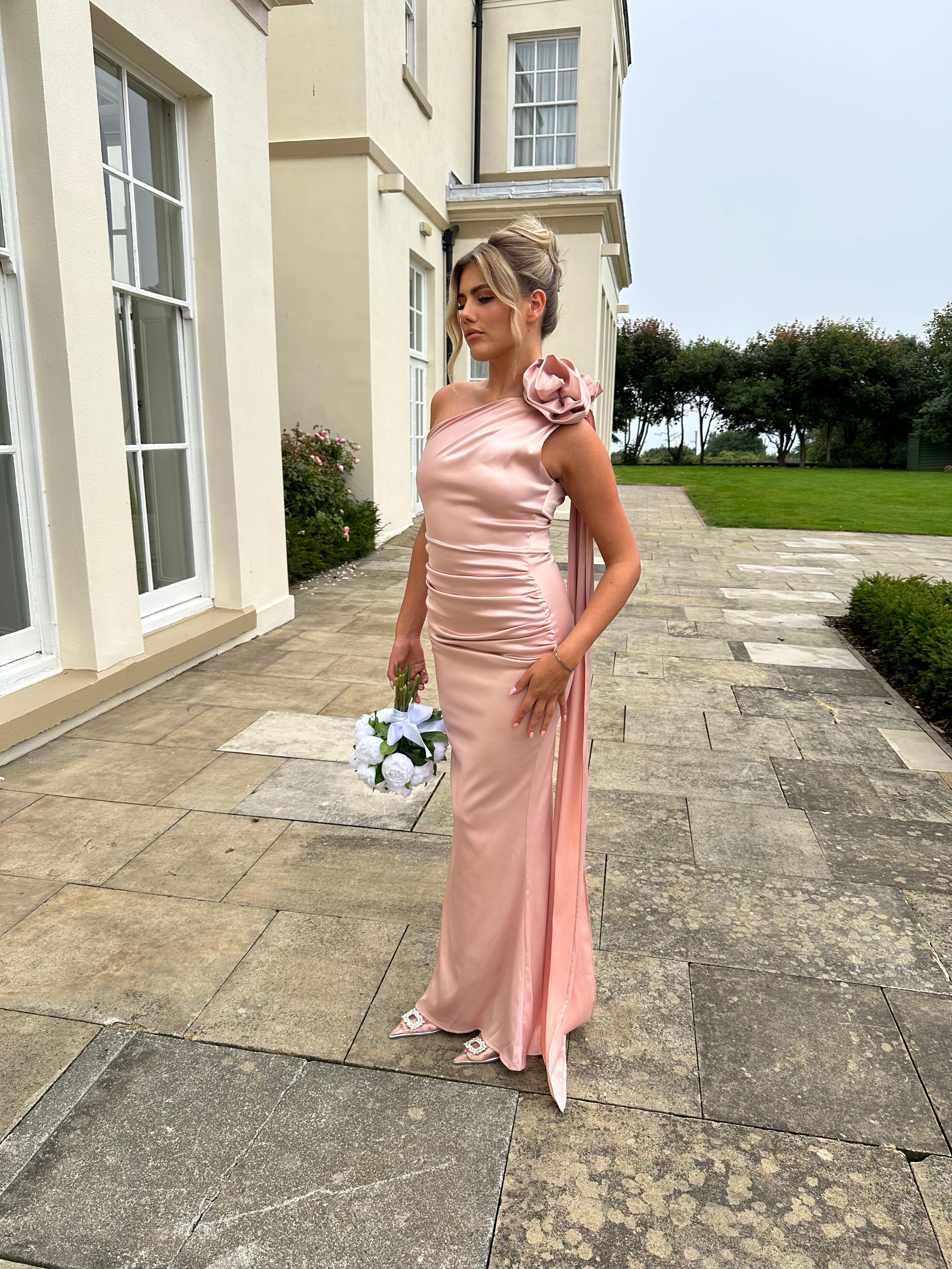 Amalfi Dress Blush Pink