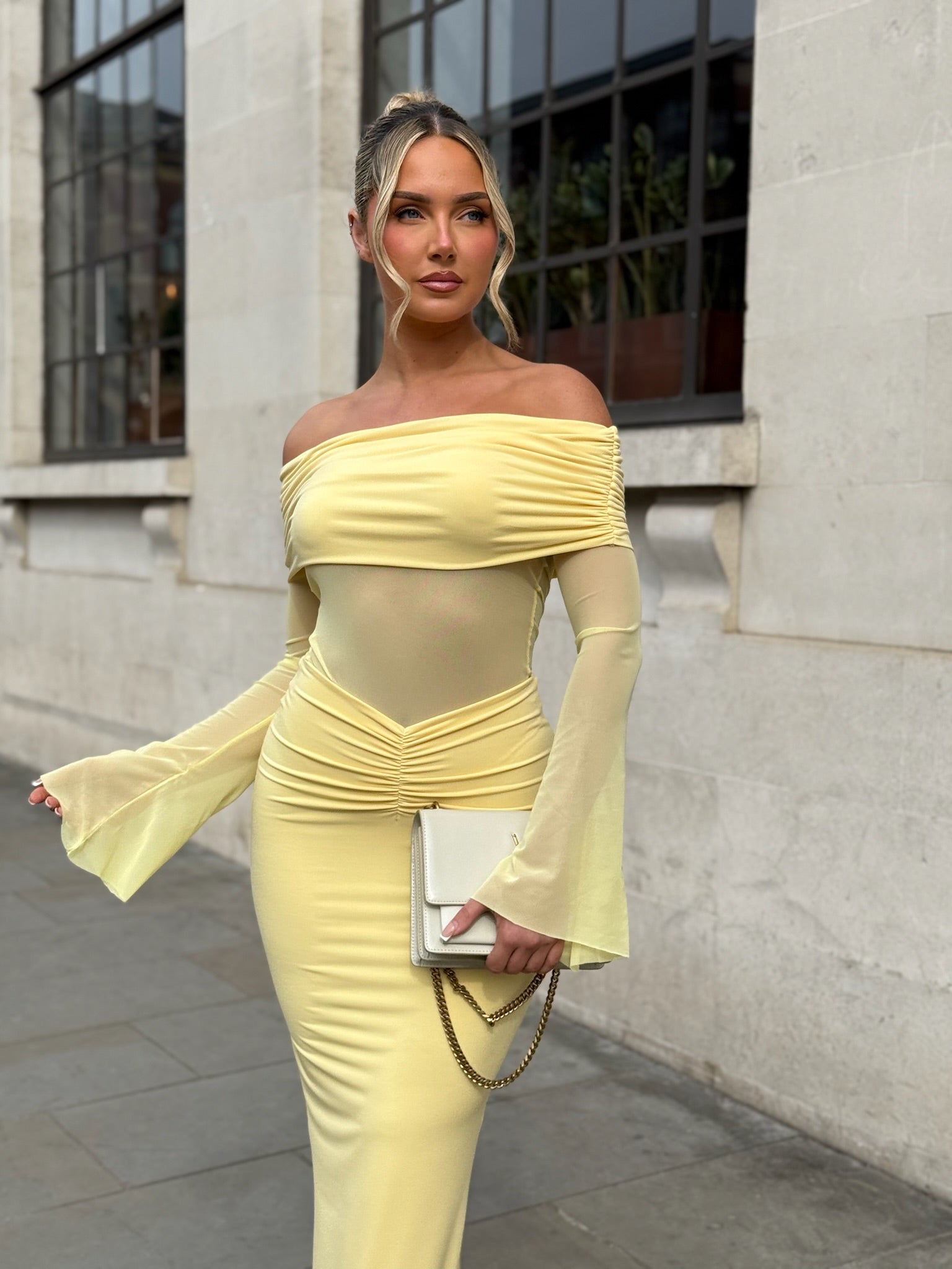 Harlie Two Piece Skirt Set Yellow