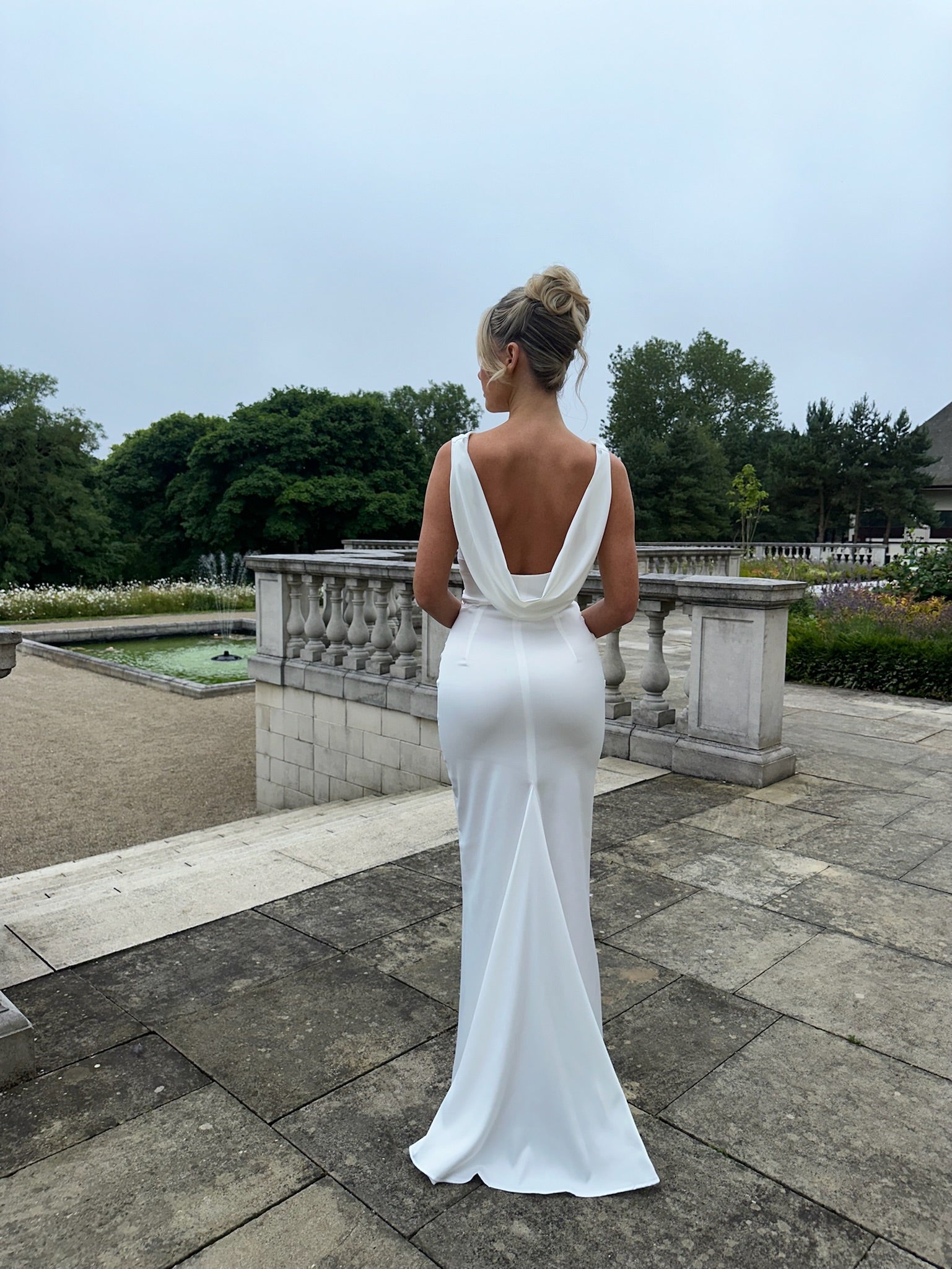 Santorini Dress White