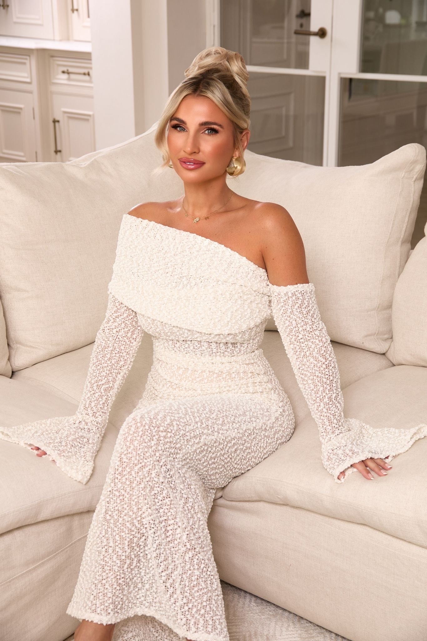Olivia two sleeve knit Dress
