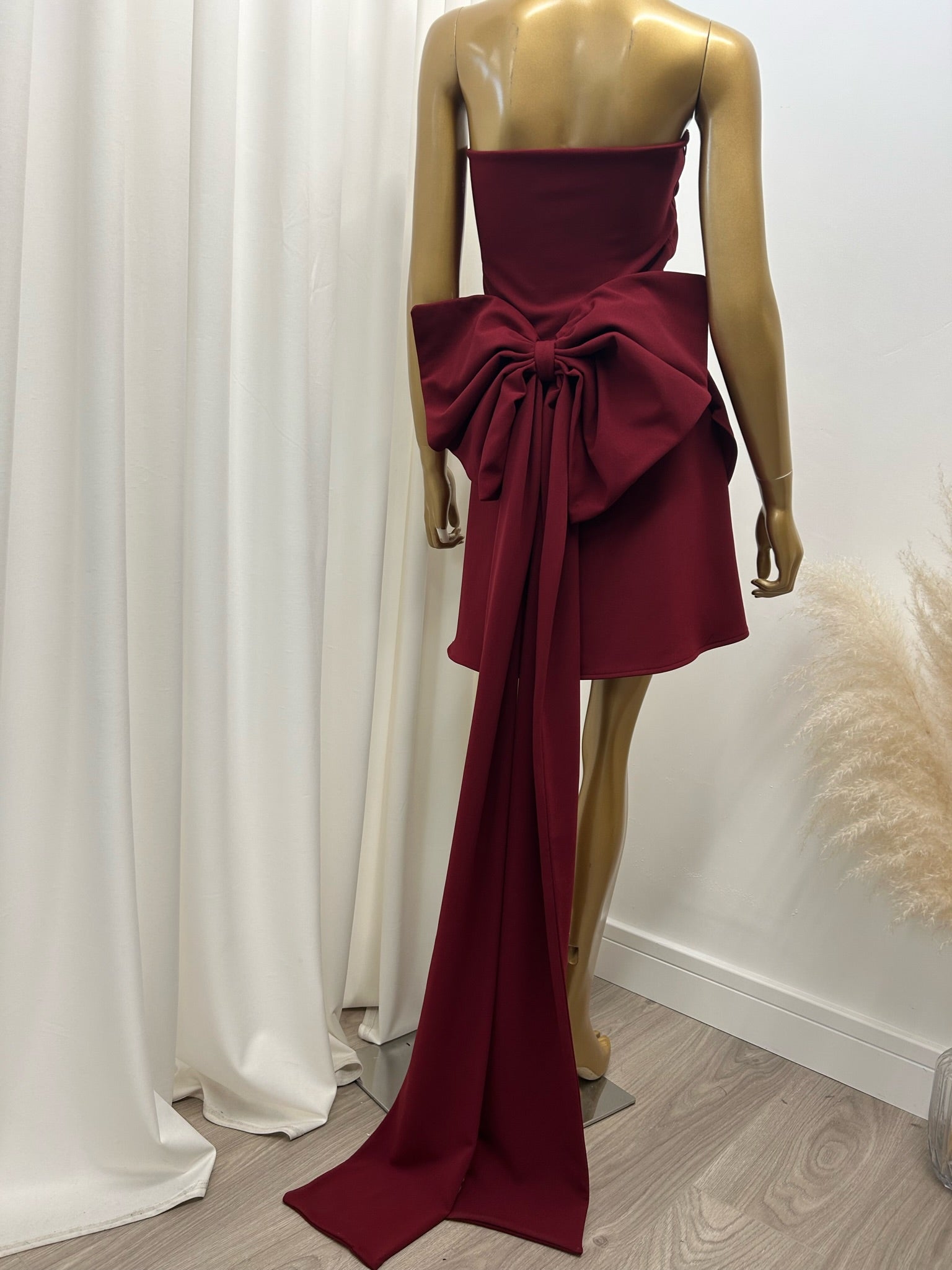 Beau Mini Dress Wine