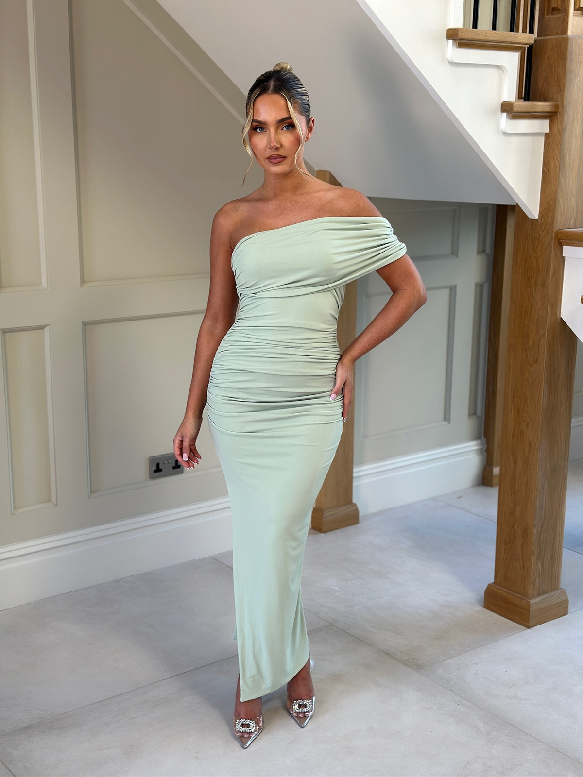 Matcha April Midi Dress | Luxury Dresses | Rag & Doll