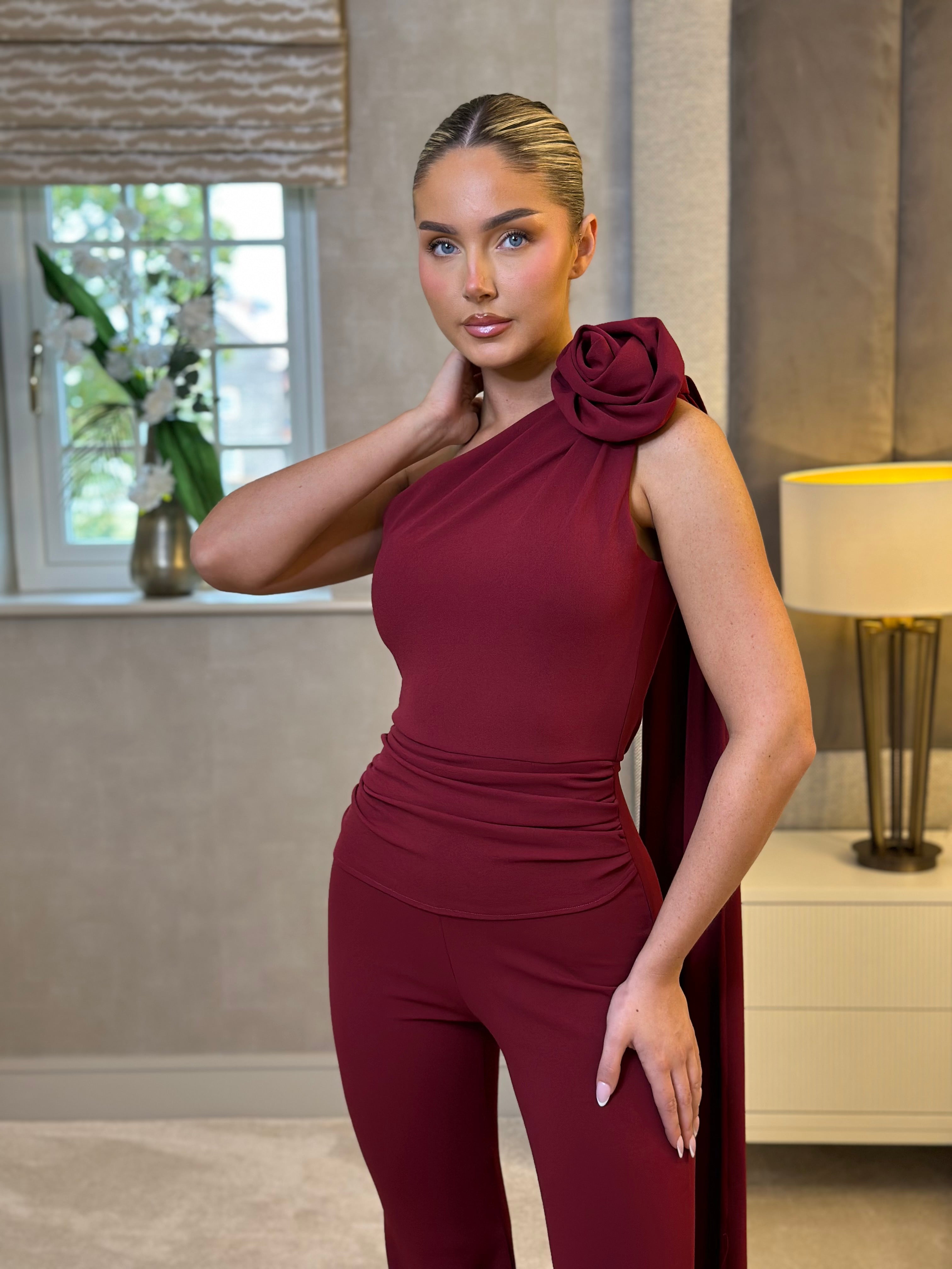 Maya Jumpsuit Wine