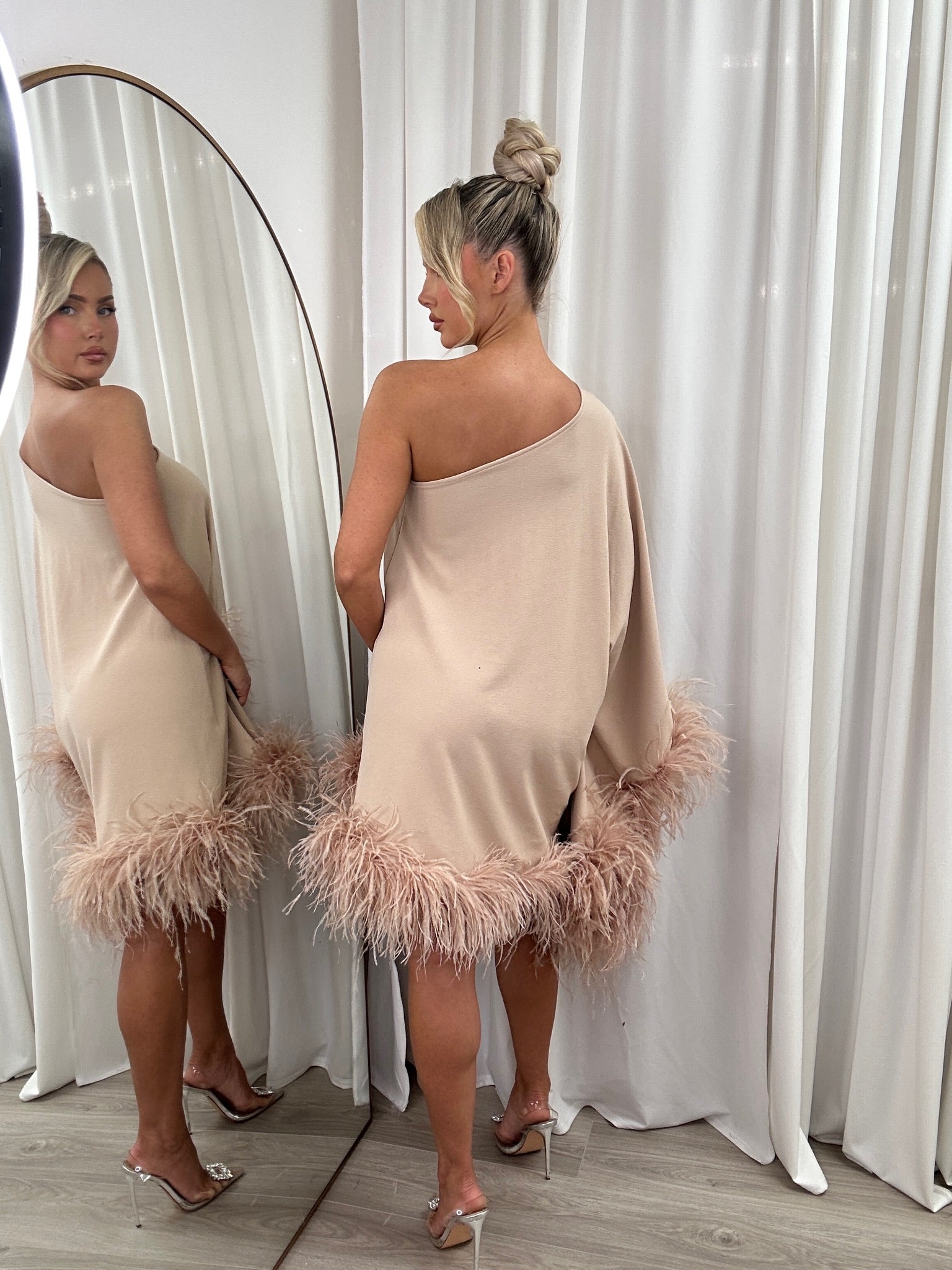 Capri Mini Dress Beige