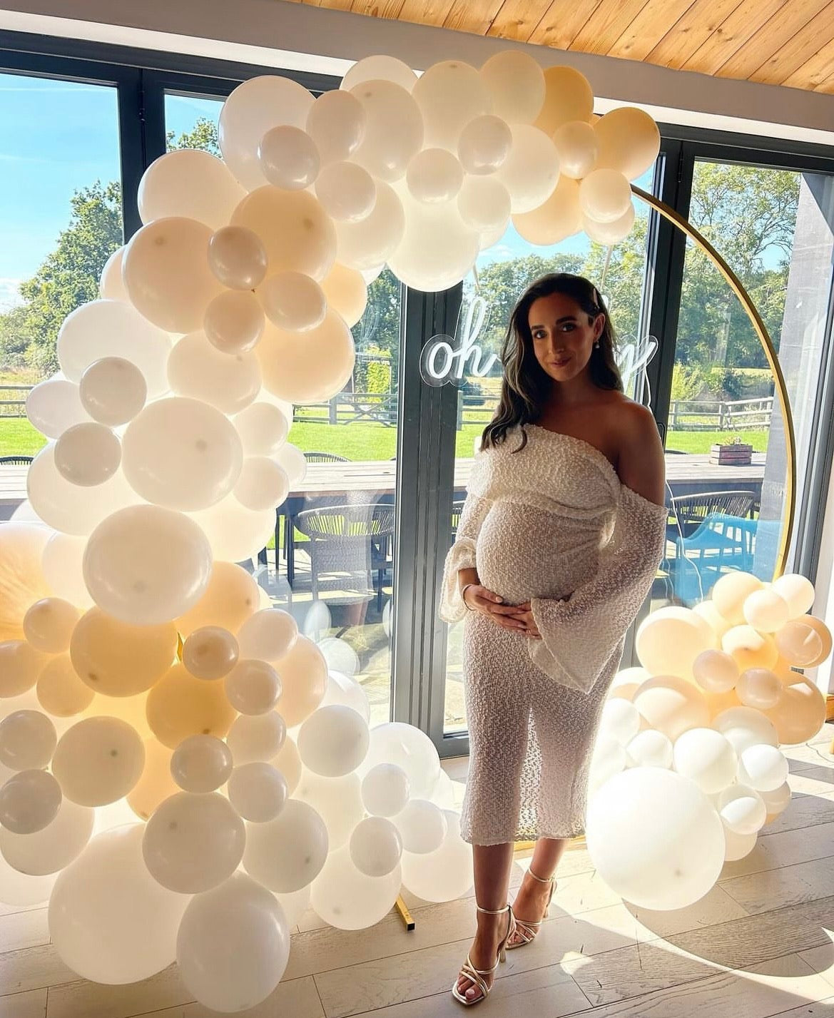 Olivia two sleeve knit Maternity Dress