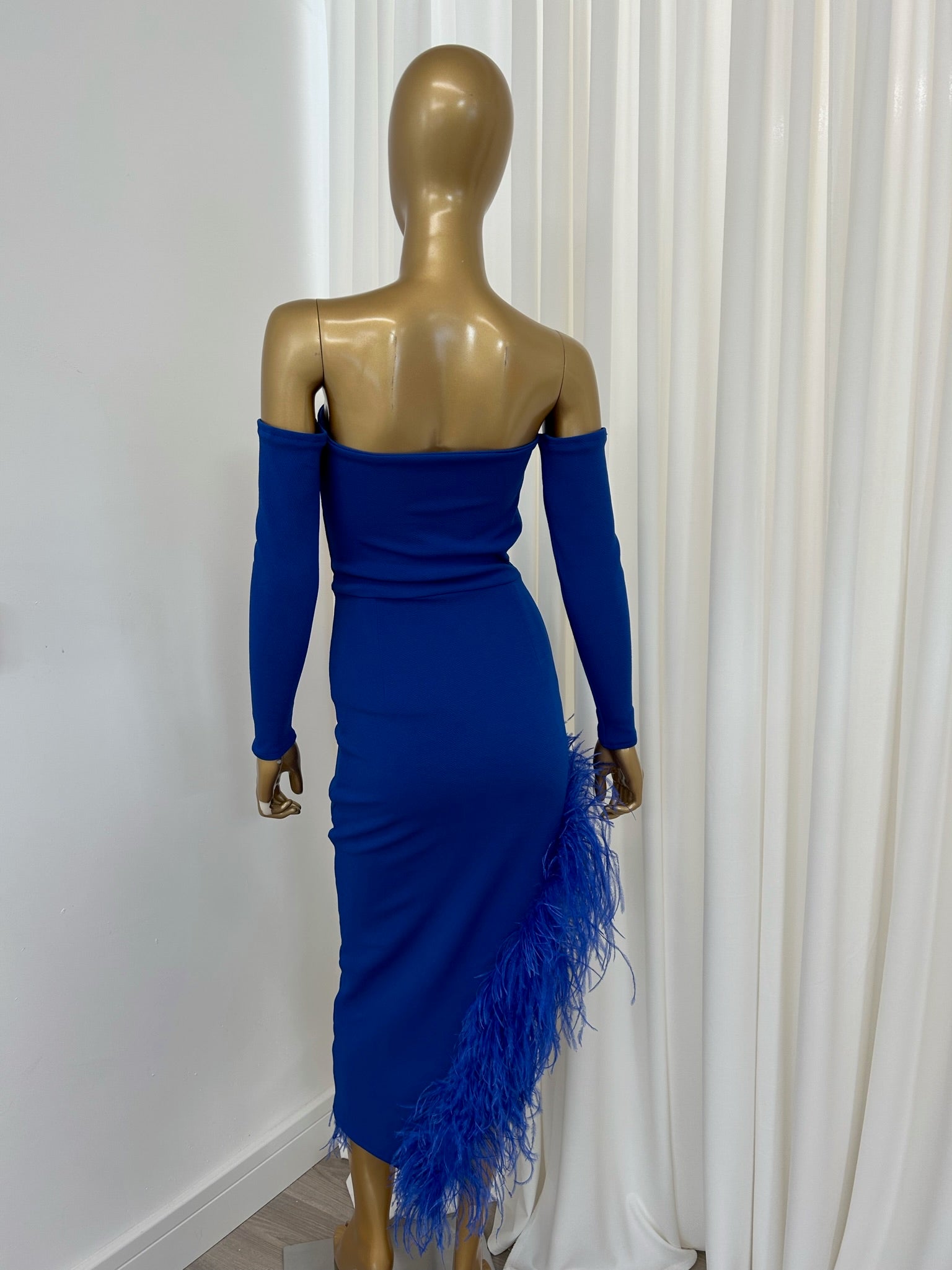 Amara Dress long sleeve Royal Blue