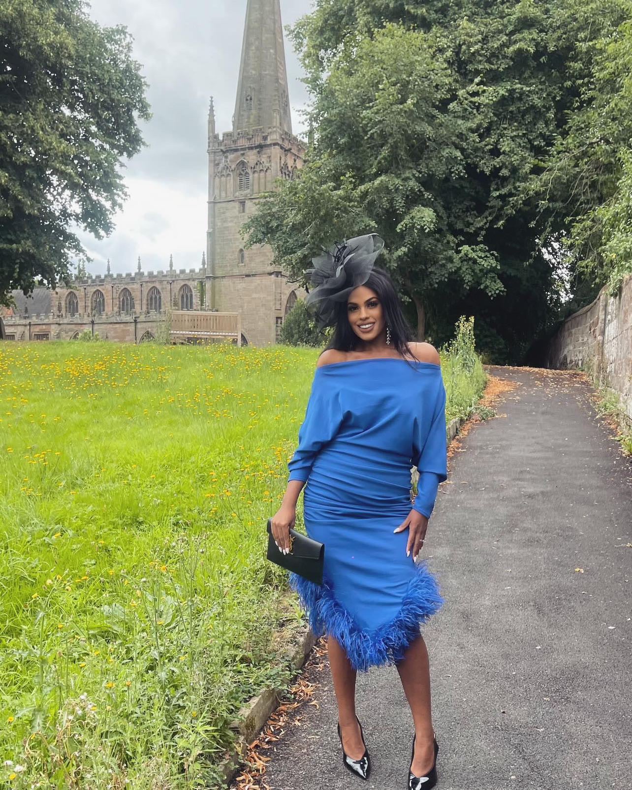 Arella Dress Royal Blue