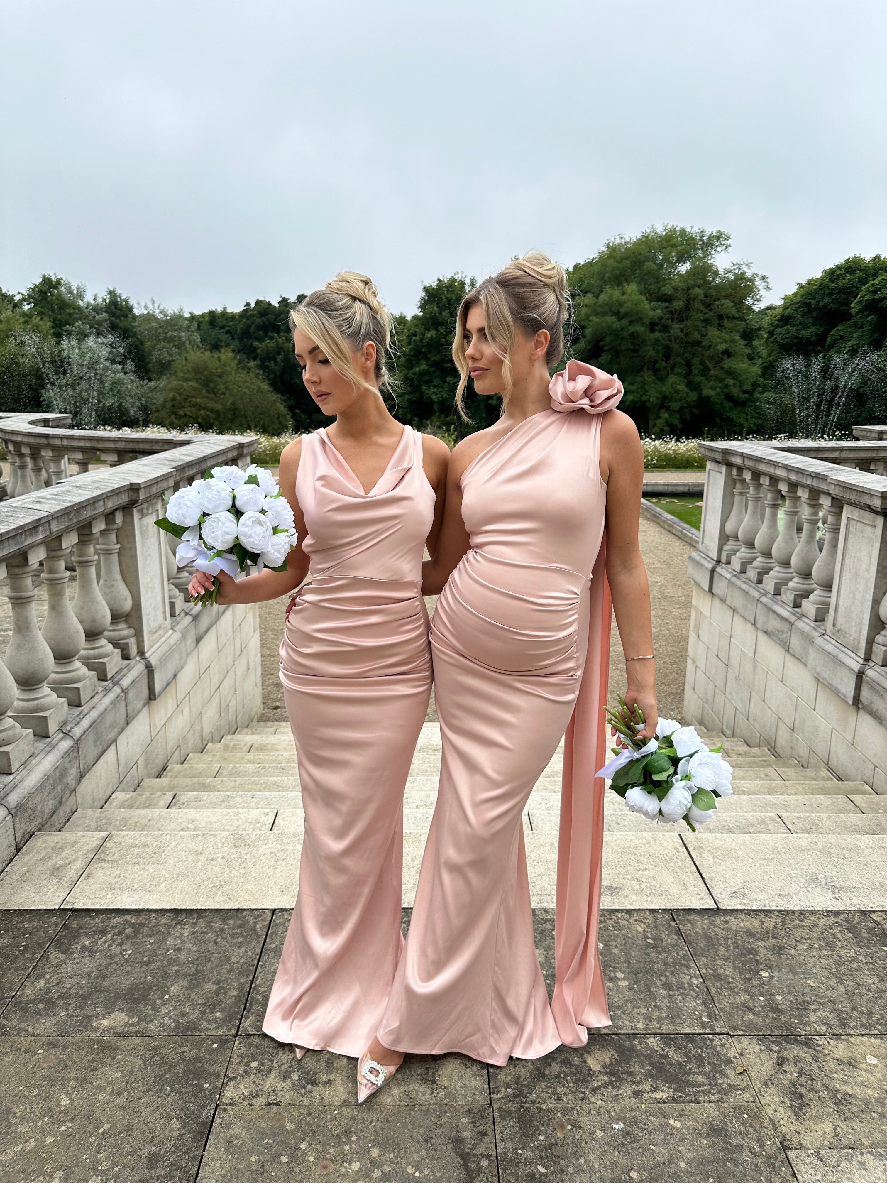 Santorini Dress Blush Pink