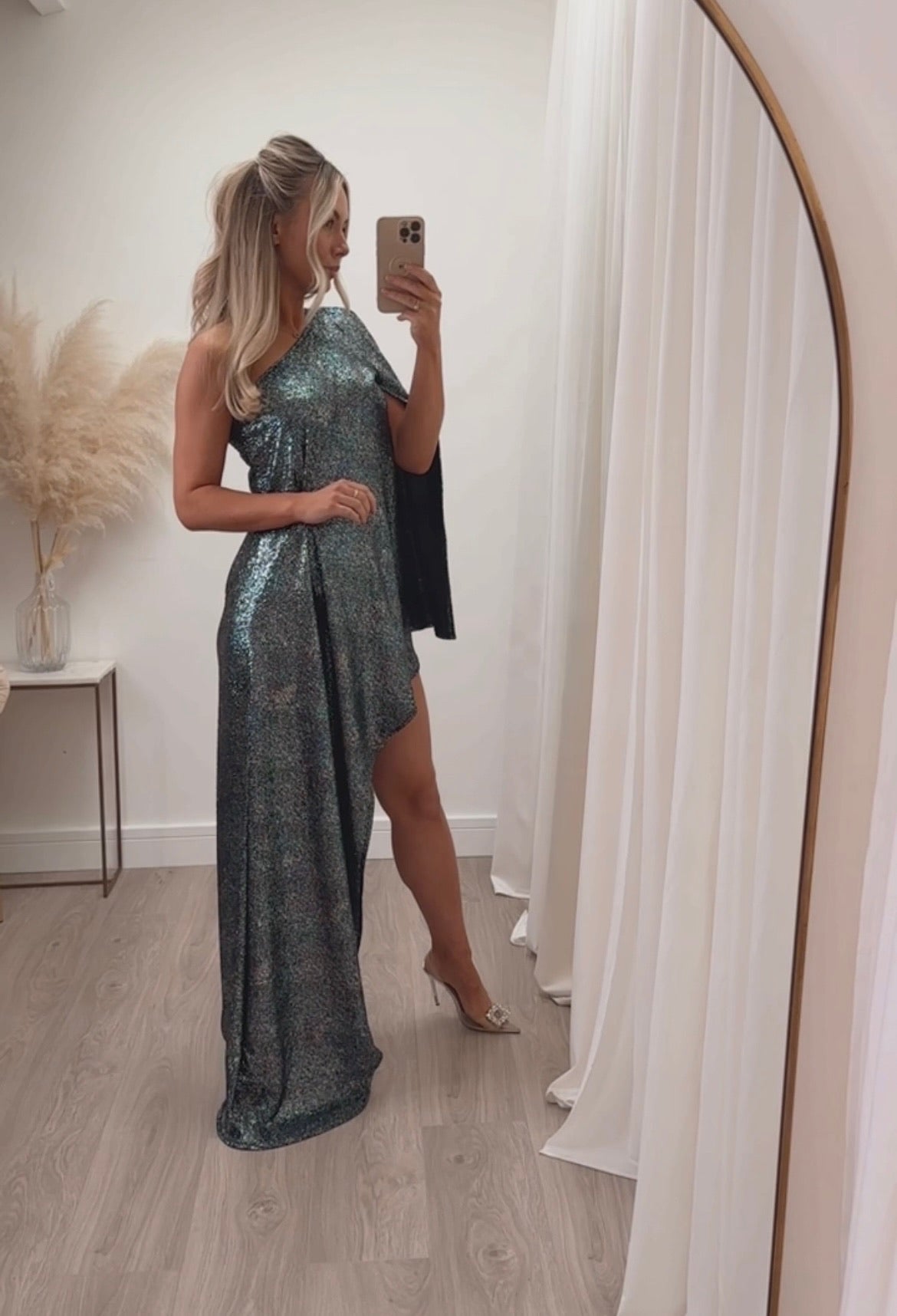 Liberty Dress Black Glitter