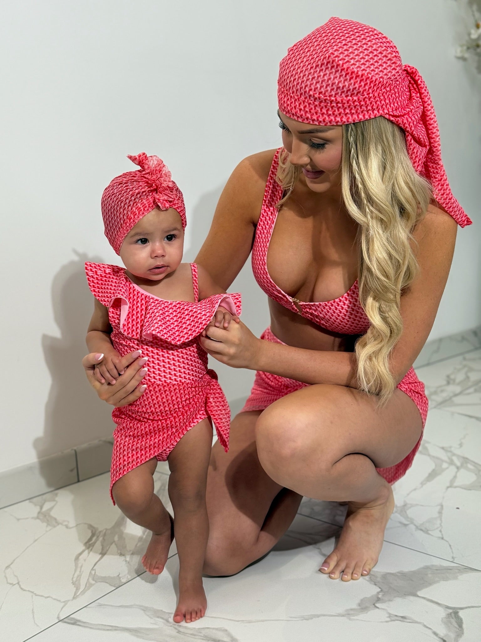 Miami Pink Multi Way Bandana Sarong
