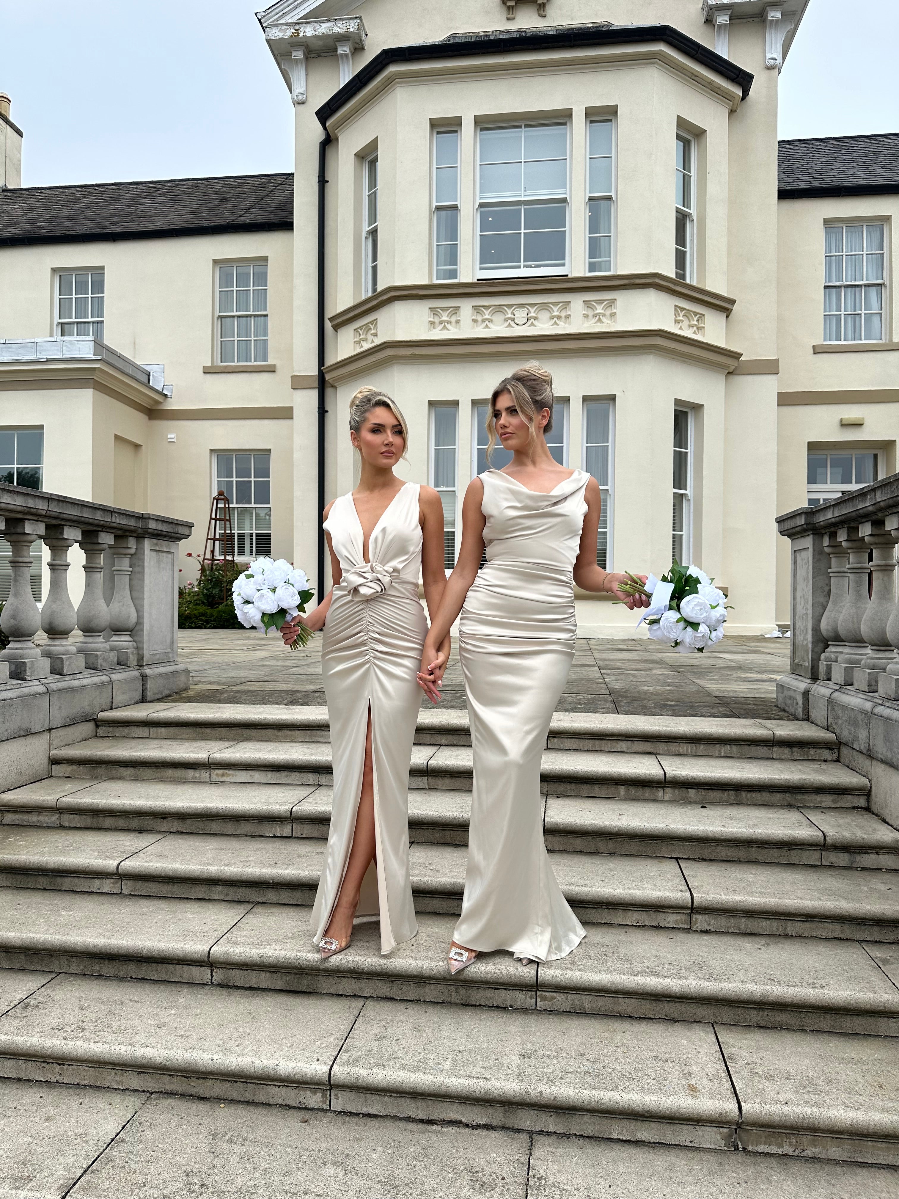 Santorini Dress Champagne