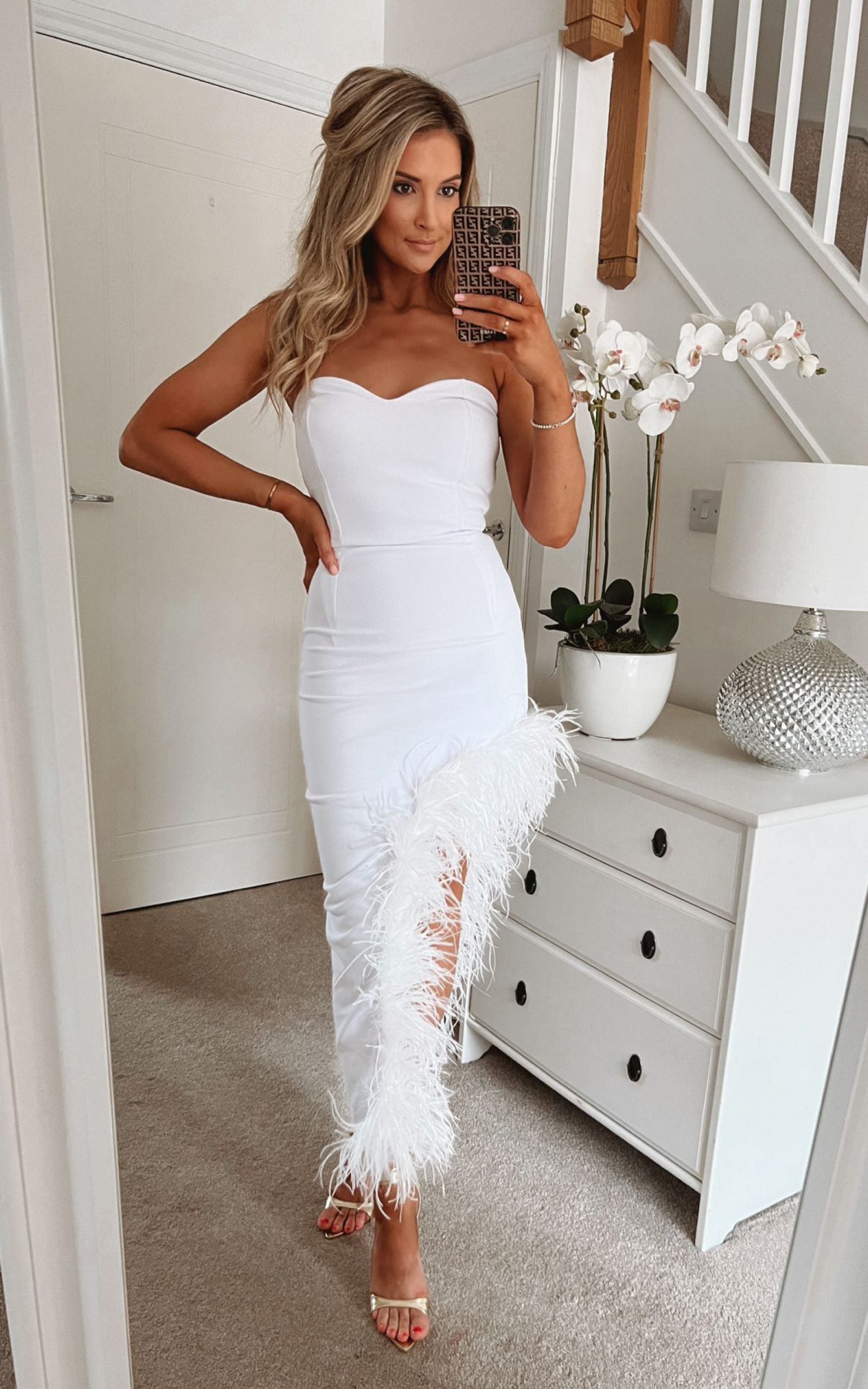 Amara Dress White