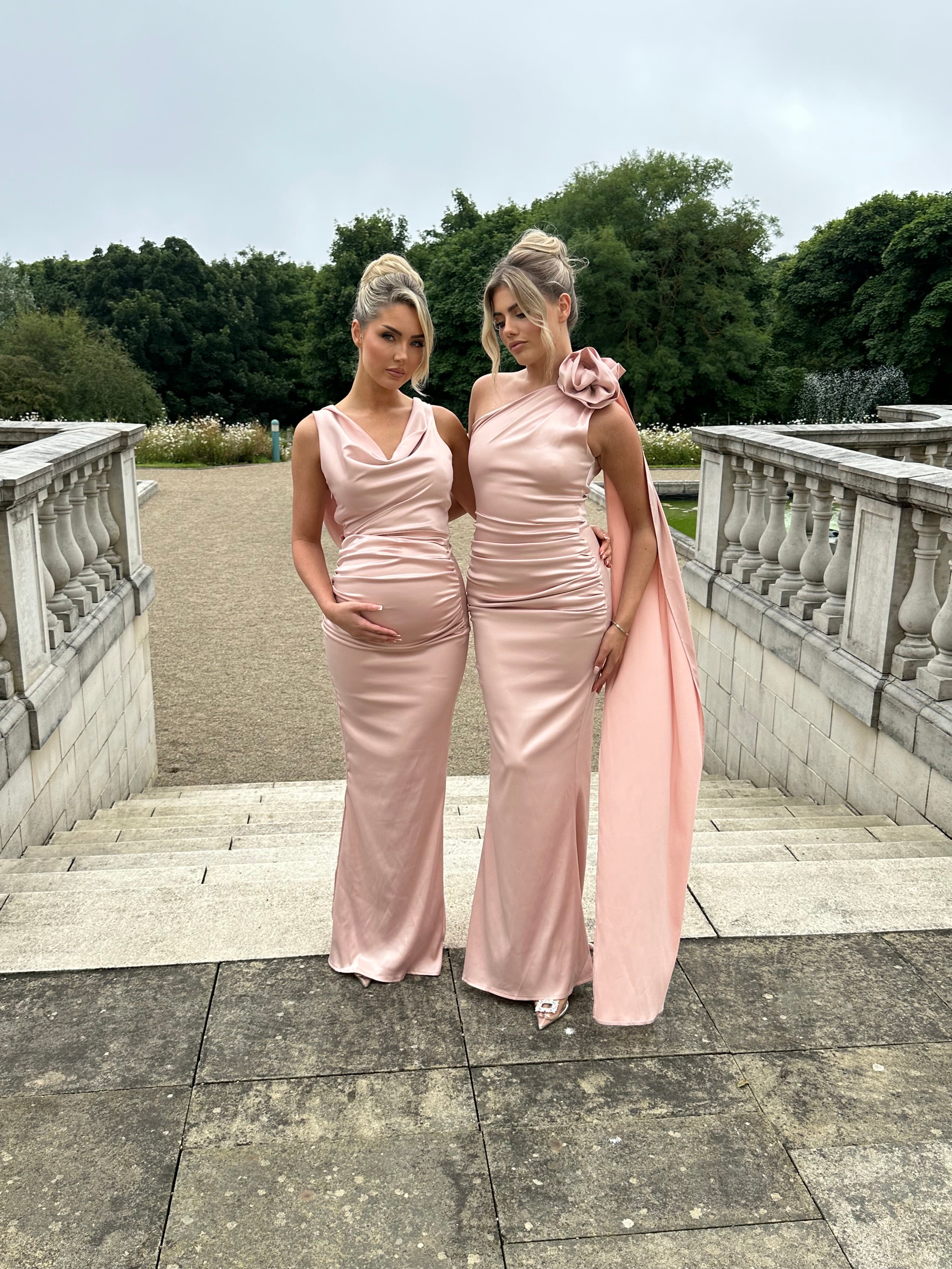 Amalfi Dress Blush Pink