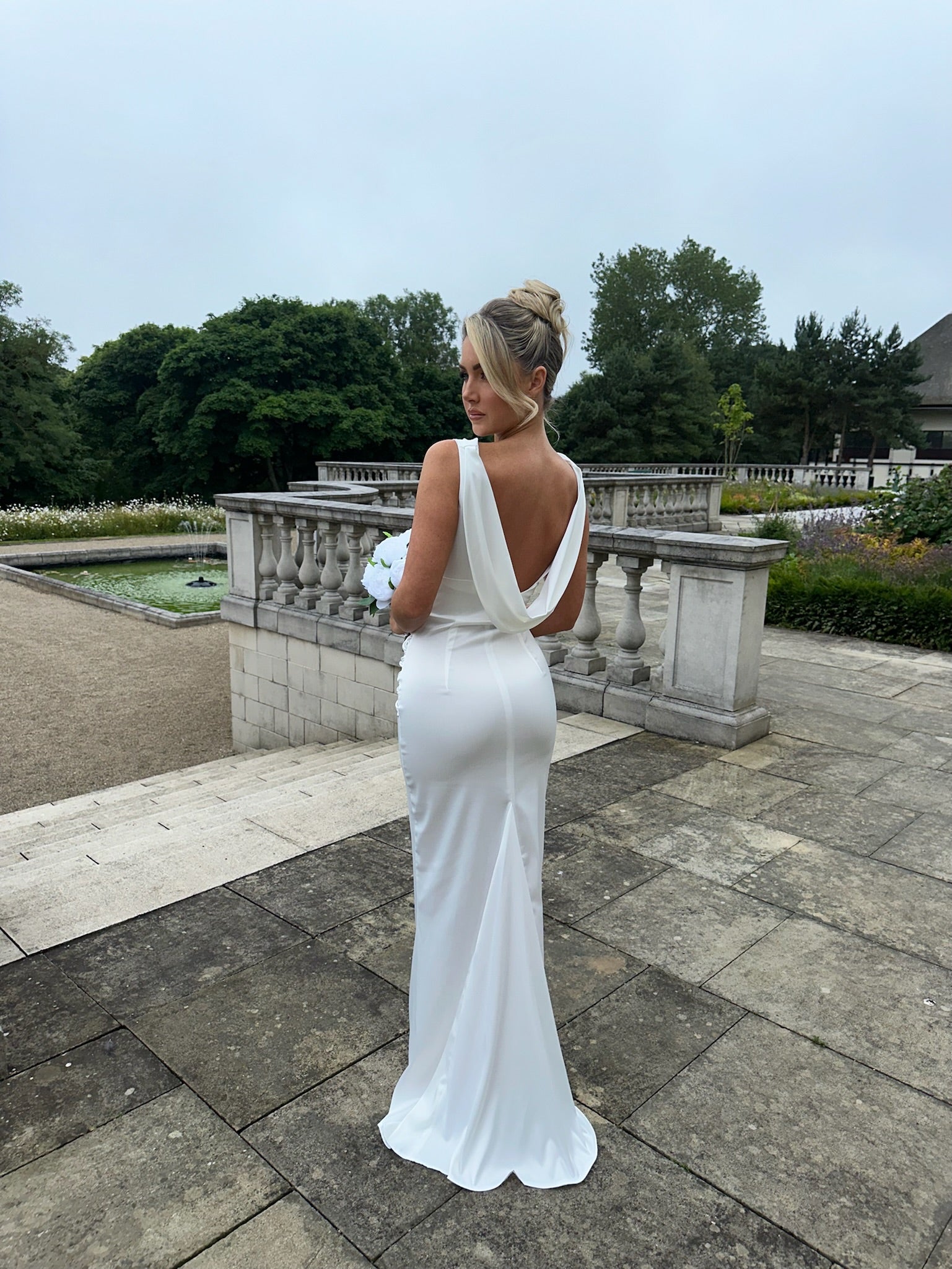 Santorini Dress White