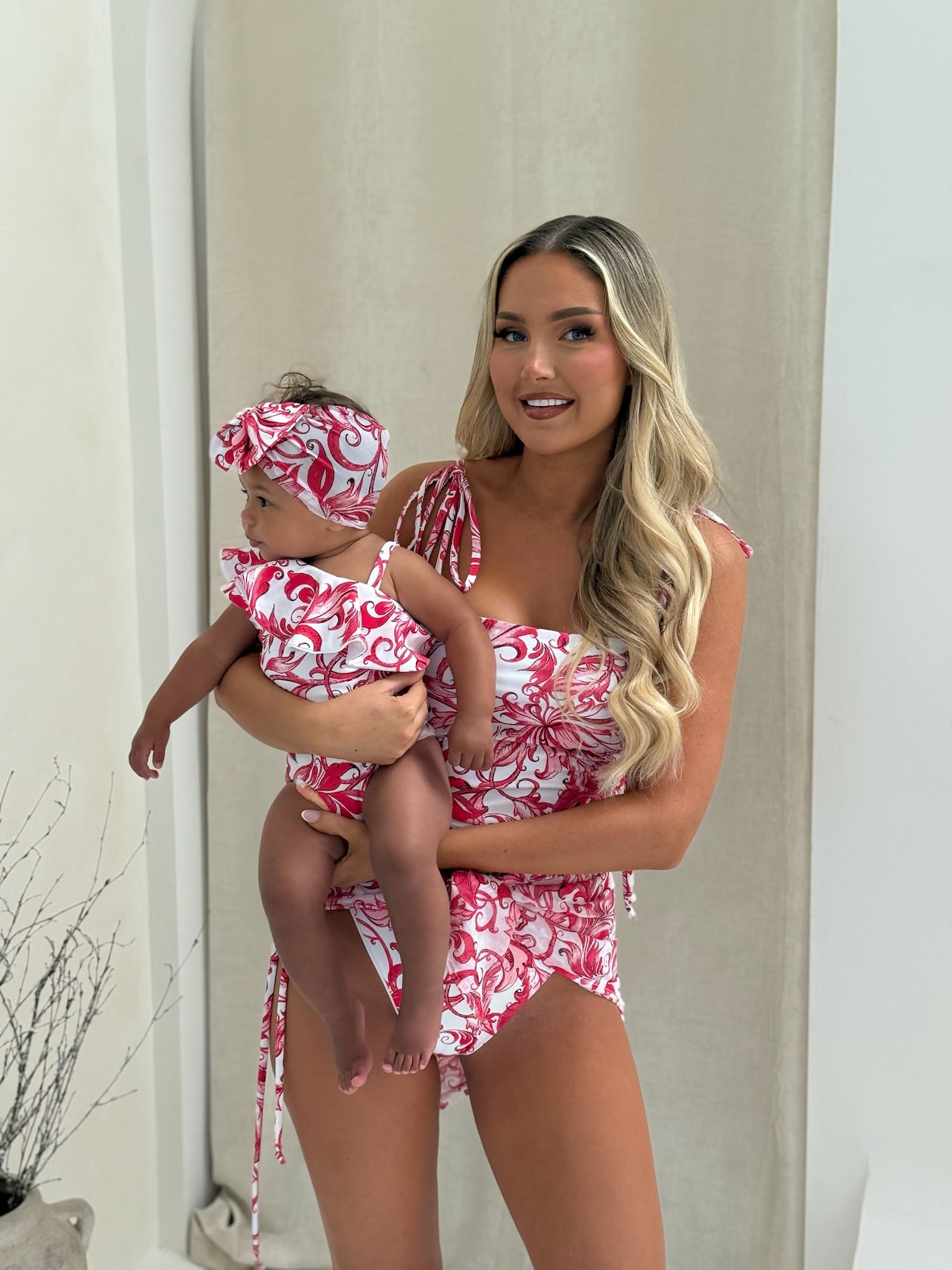 Mini Riviera pink Bow