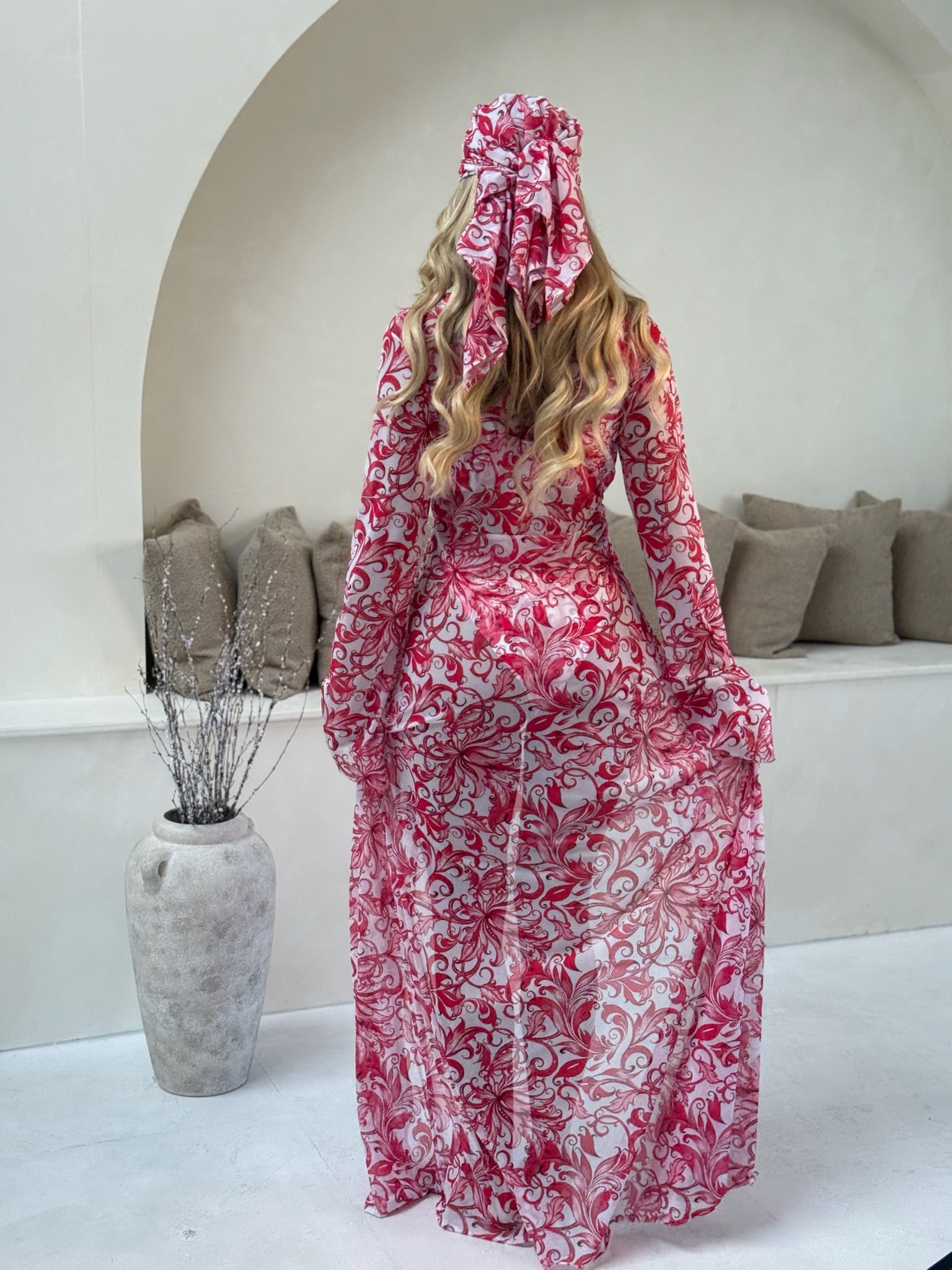 Riviera pink Kimono