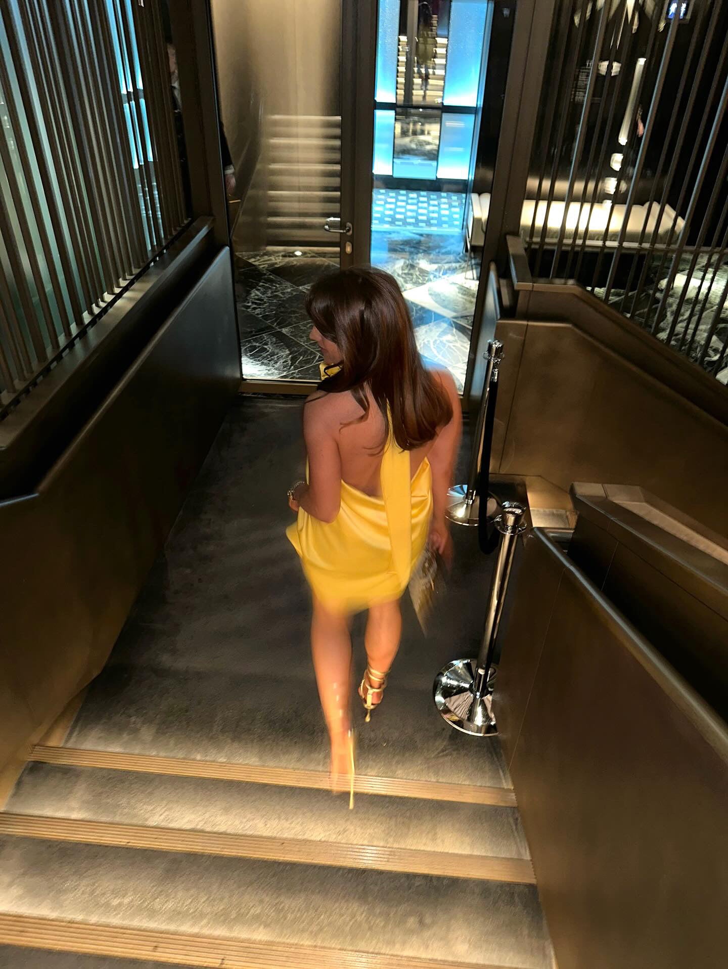 Flora mini dress yellow