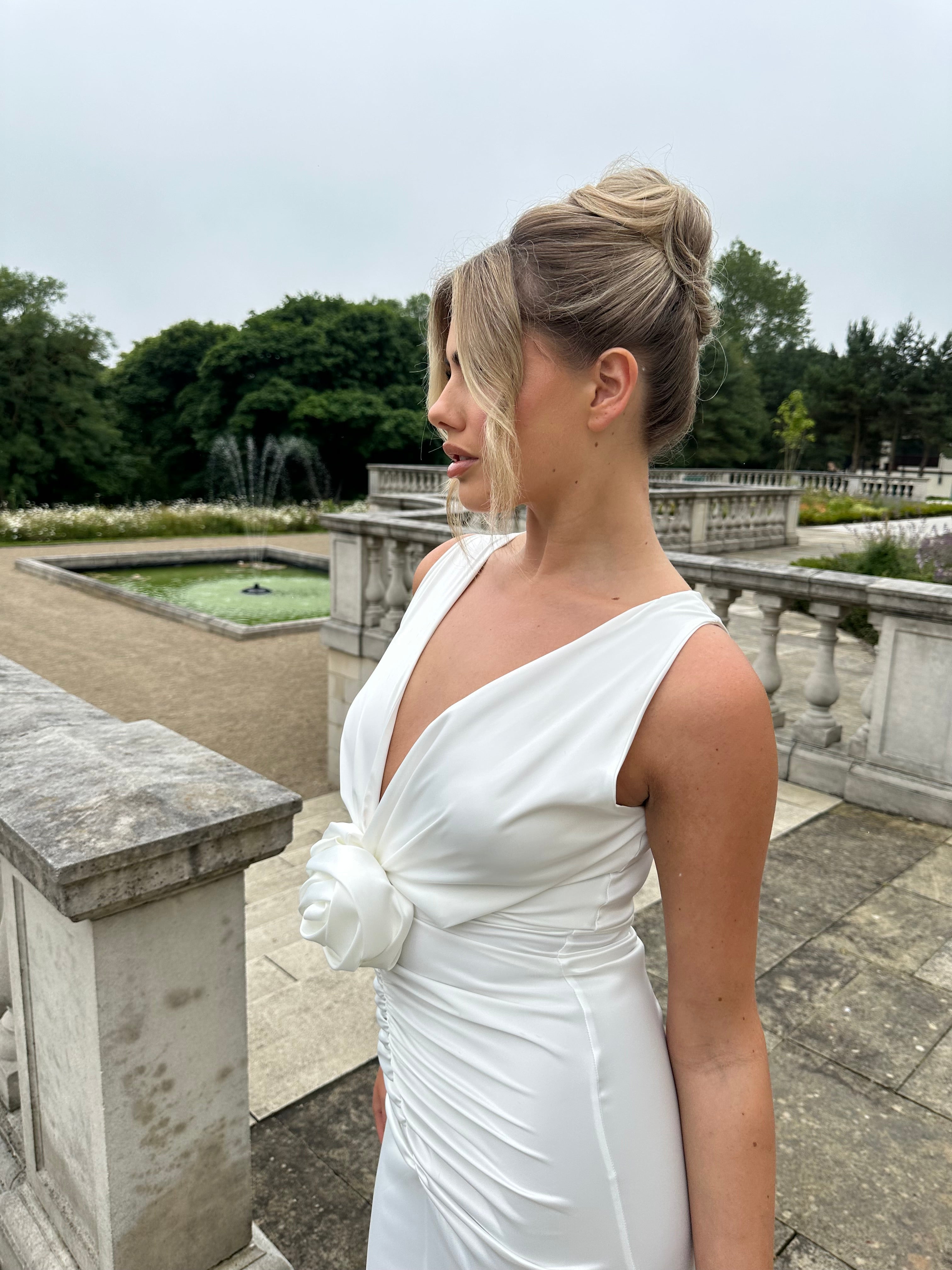 Mykonos Dress White