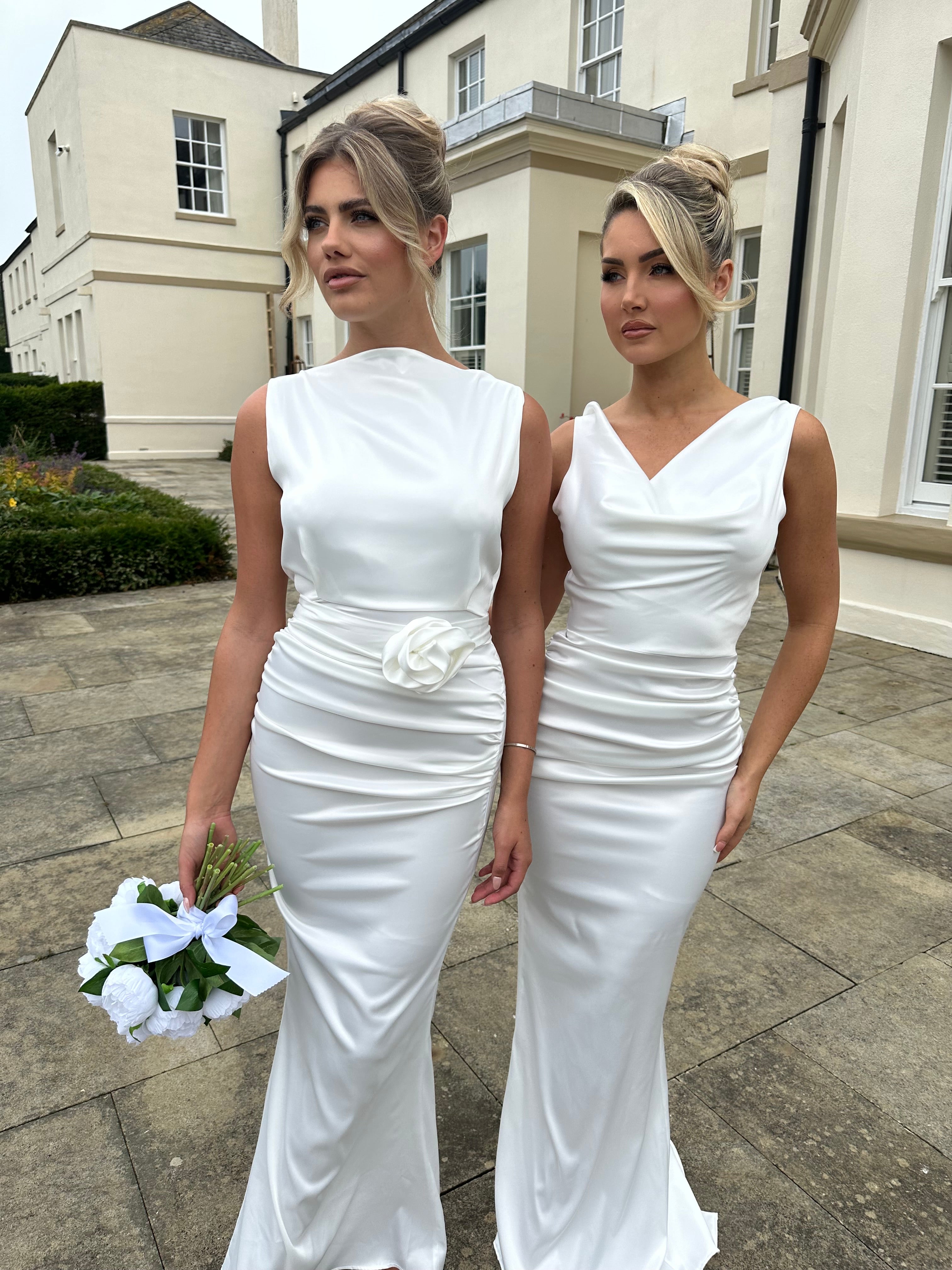 Santorini Dress White