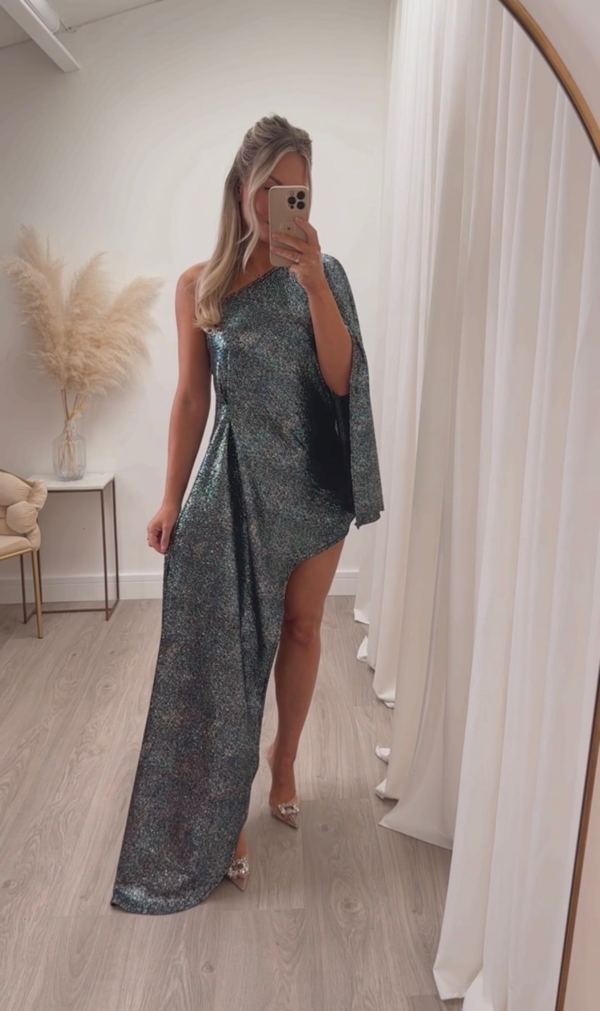 Liberty Dress Black Glitter