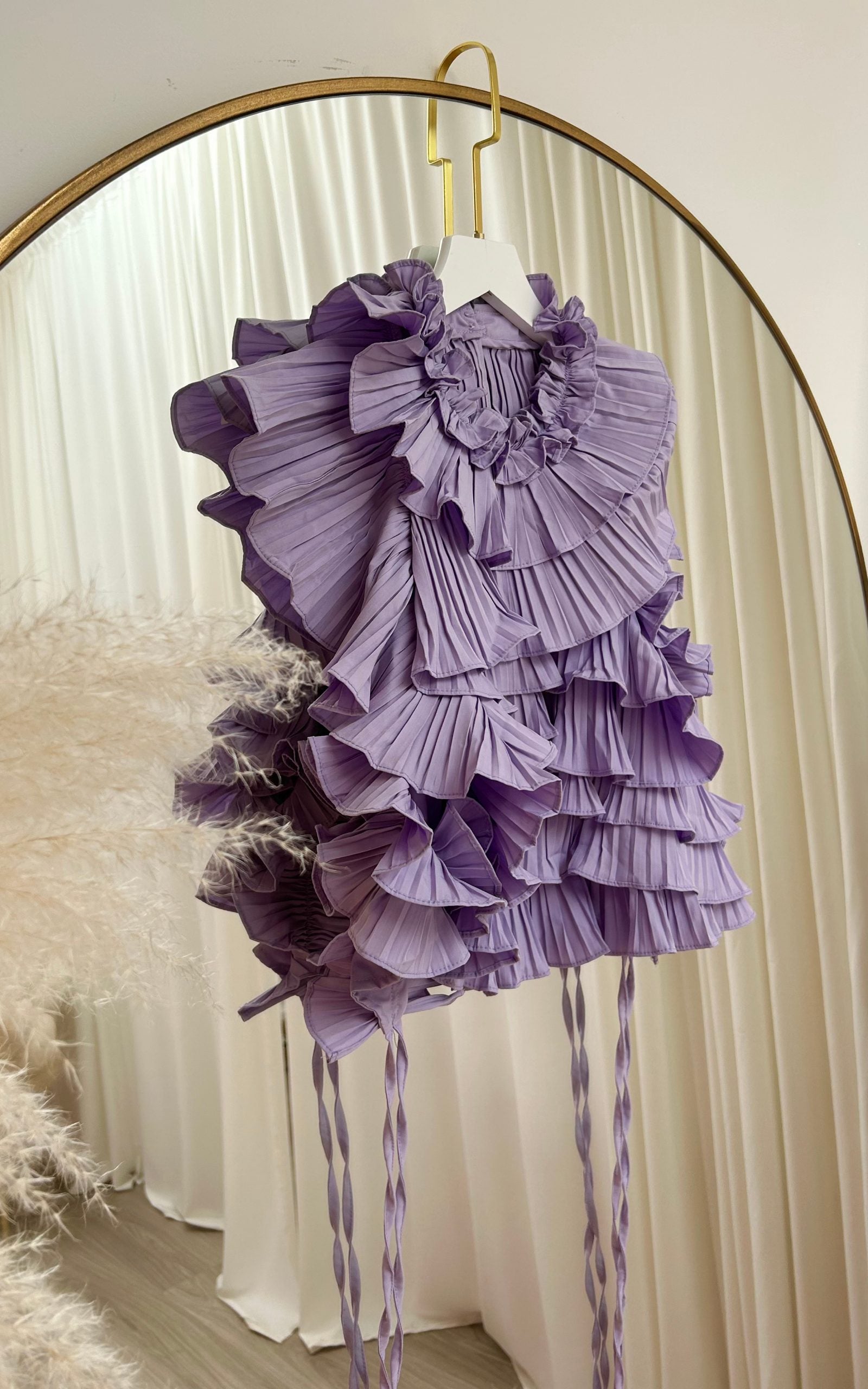 Ruffle Top Lilac