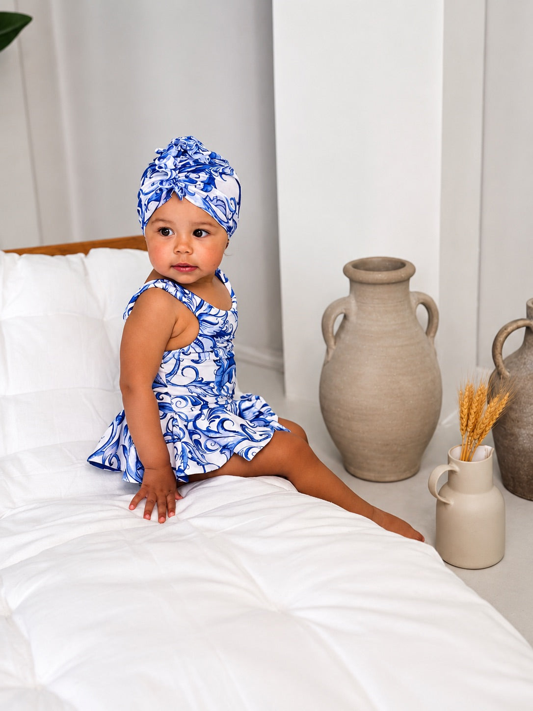 Mini Riviera Peplum Ruffle Swimsuit