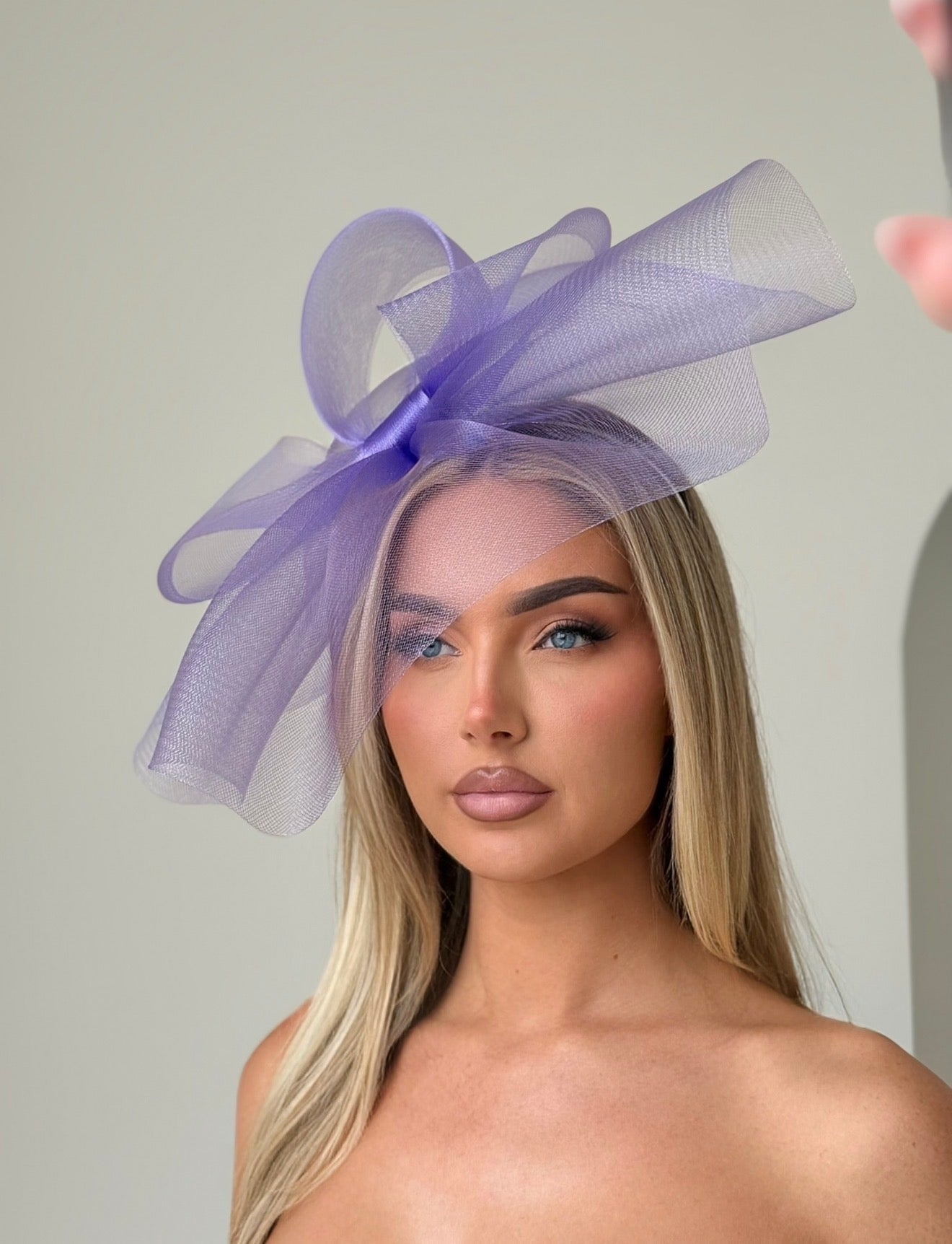 Loop Fascinator Headband Purple