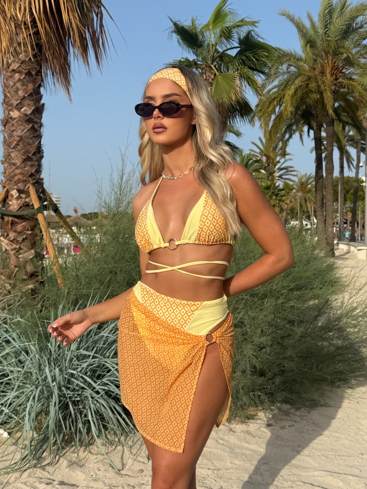 Ibiza Mesh Ring Sarong Skirt