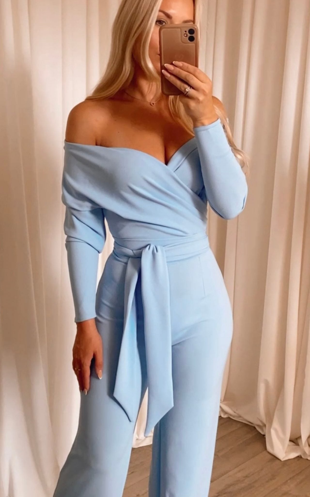 Maddie Jumpsuit Baby Blue