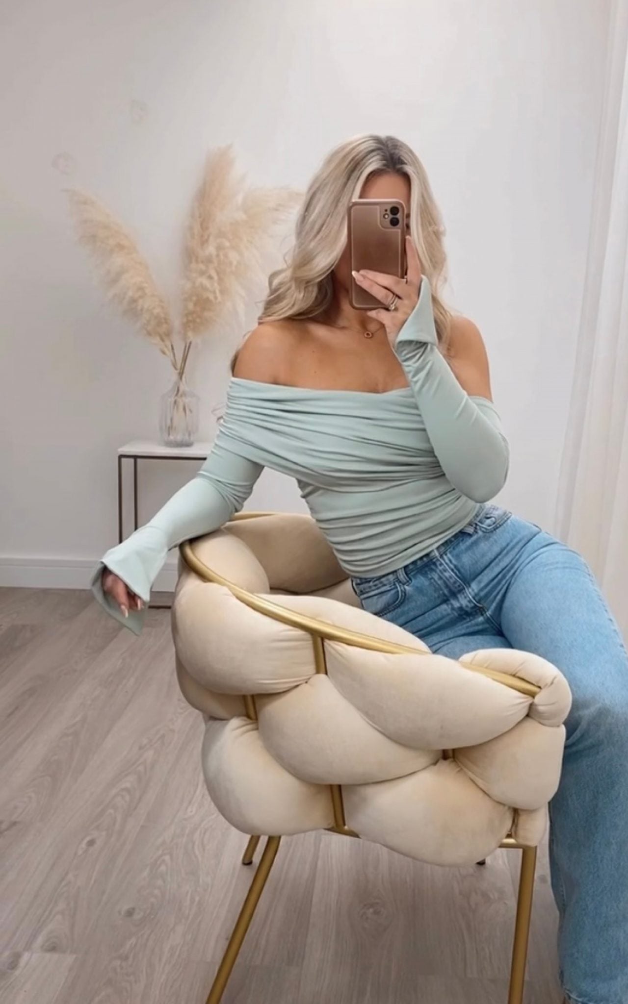 Olivia Top Sage Green