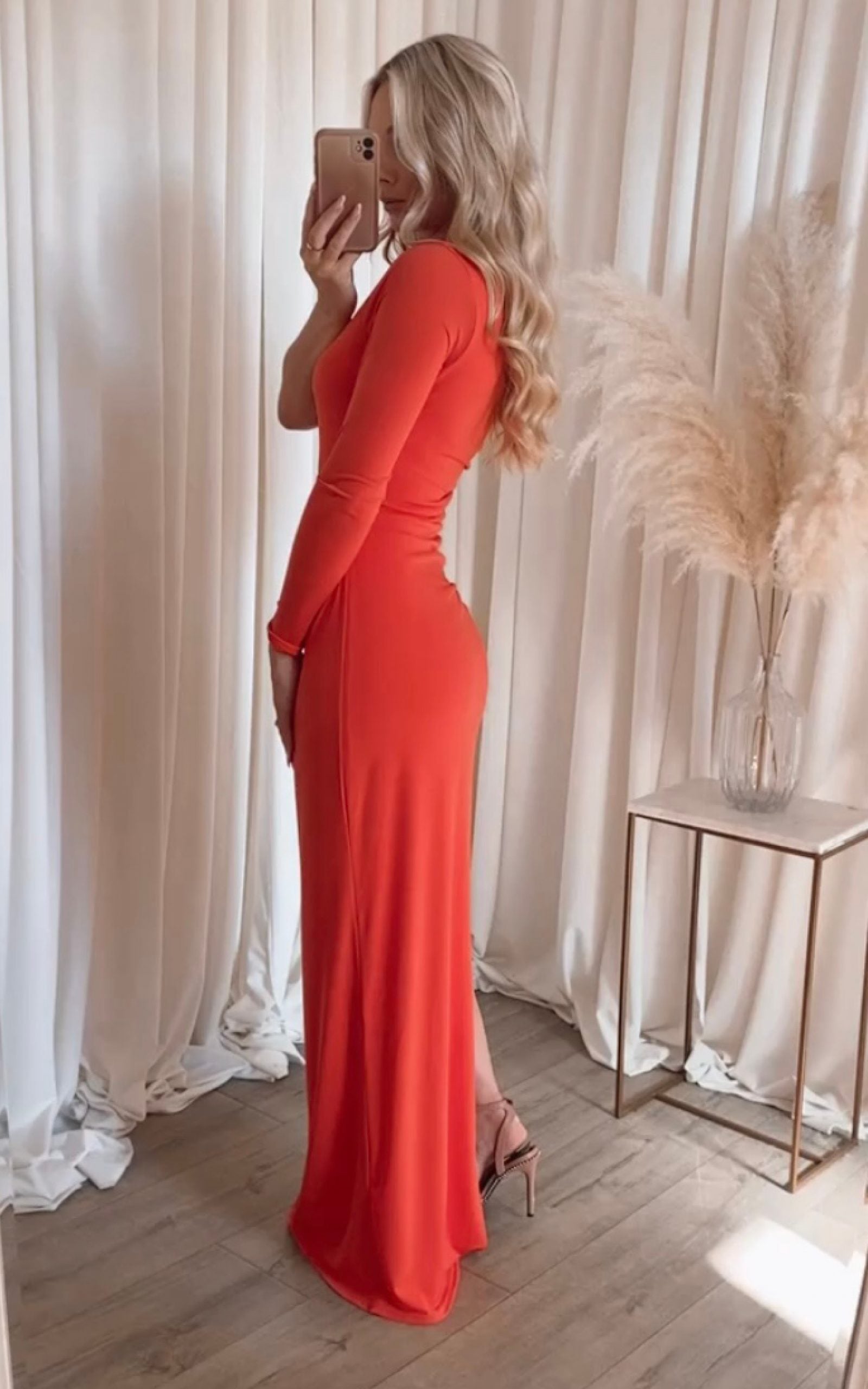 Willow Dress Blood Orange